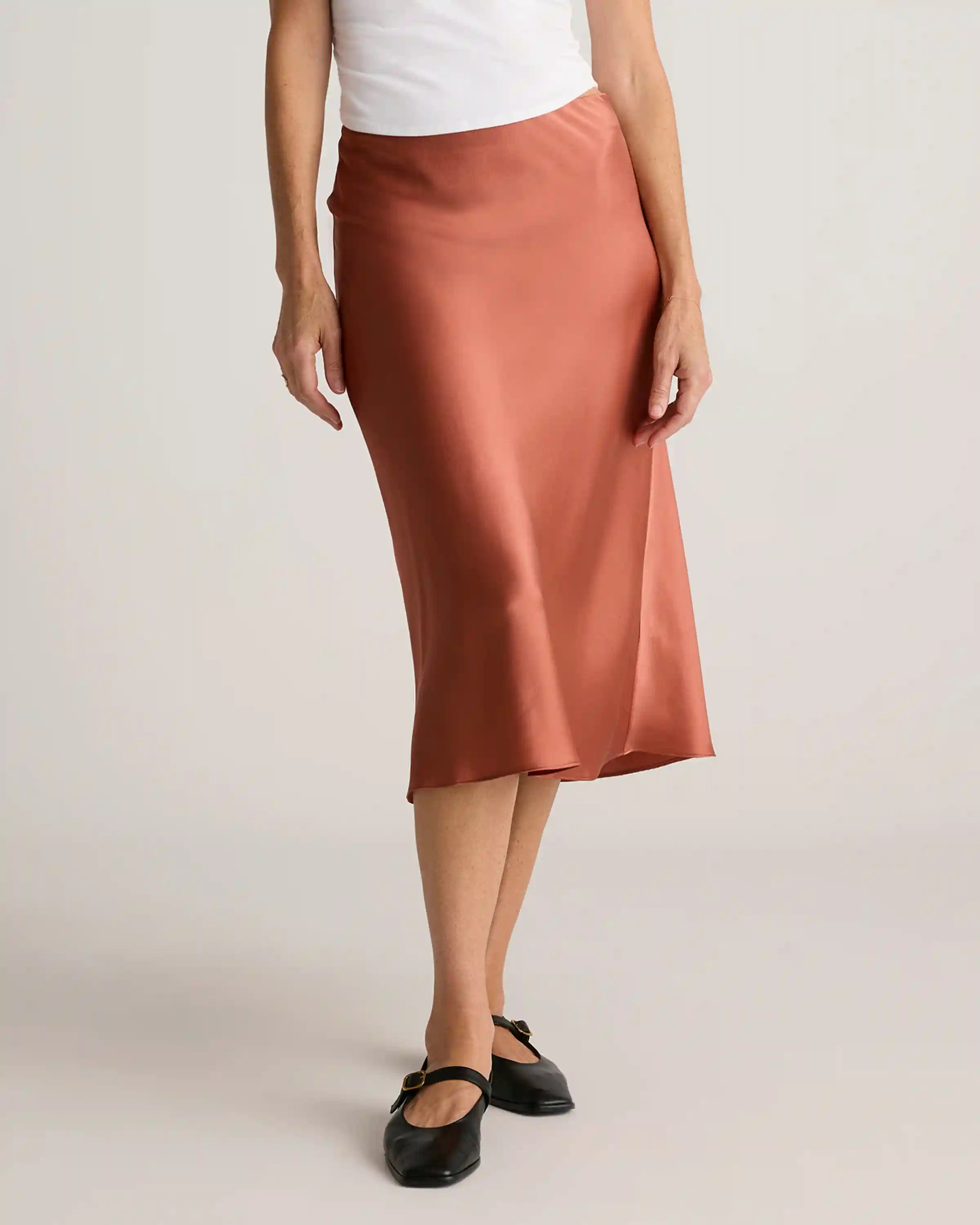 100% Washable Silk Skirt