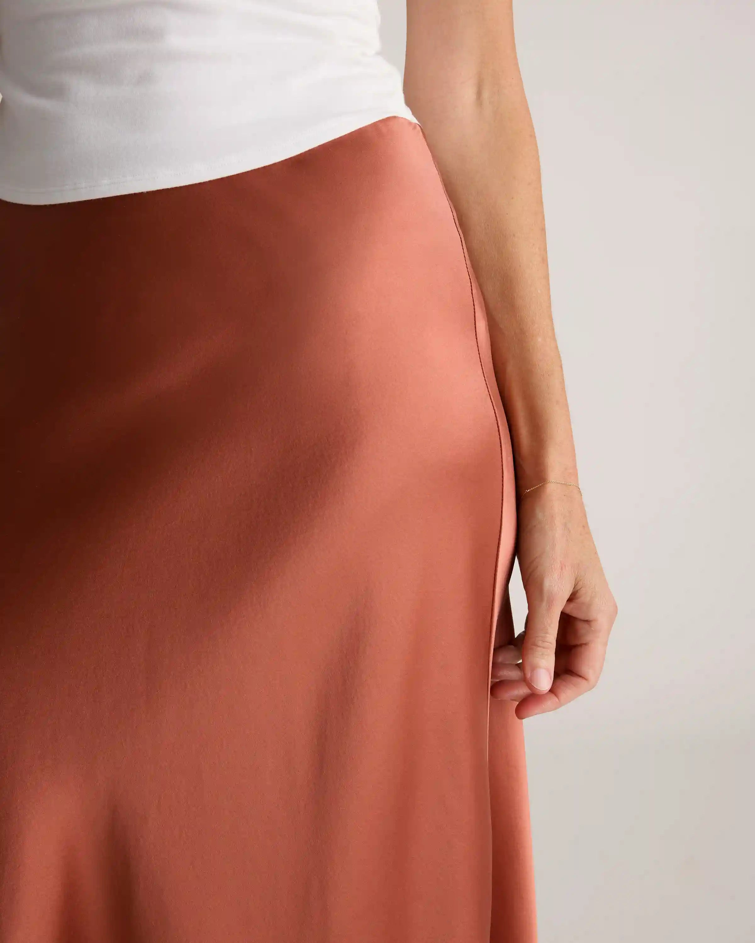 100% Washable Silk Skirt
