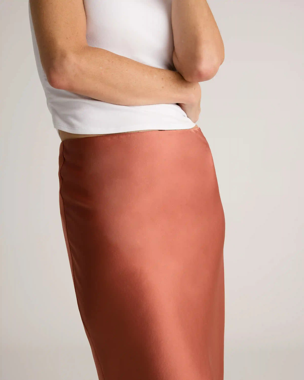 100% Washable Silk Skirt