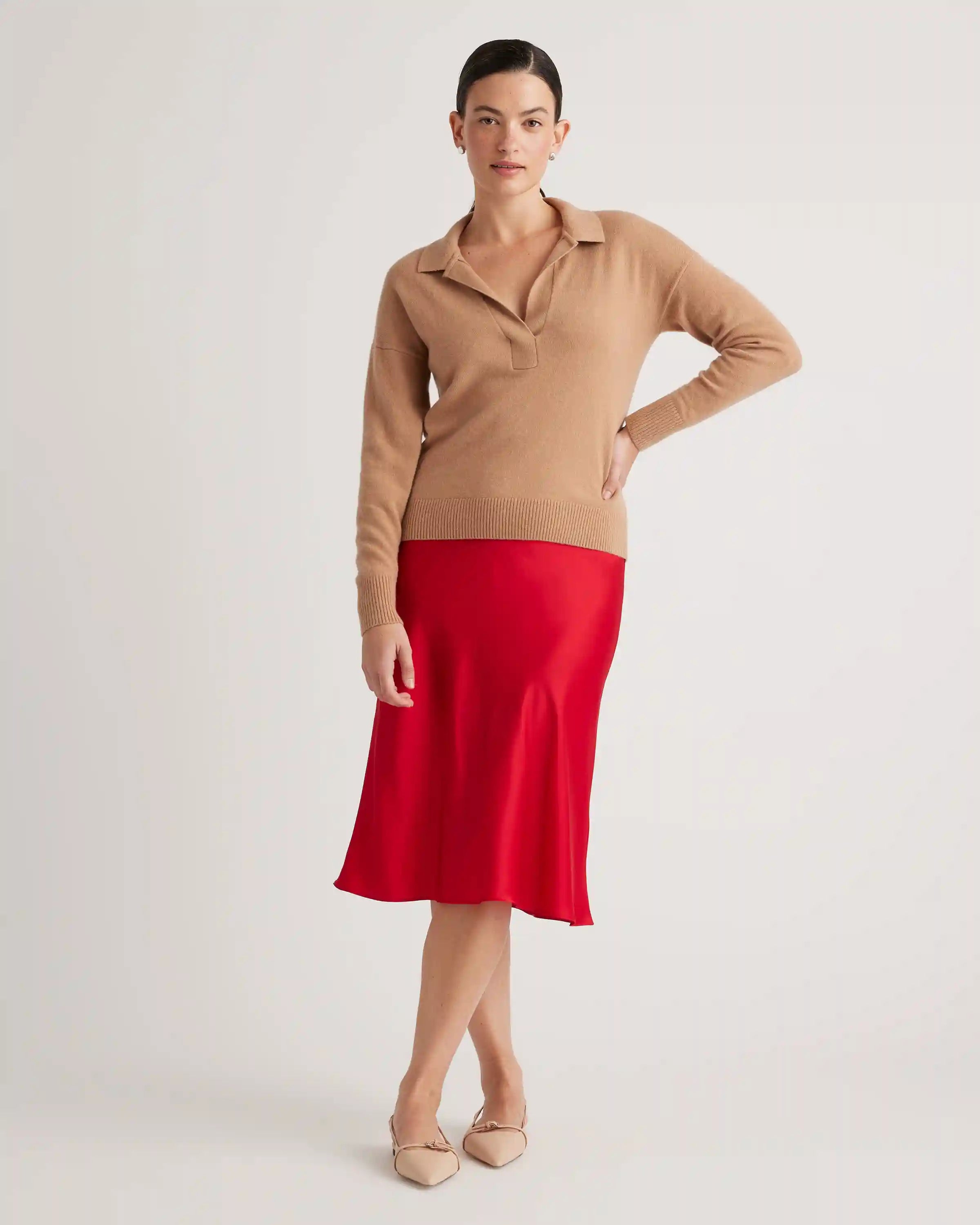 100% Washable Silk Skirt
