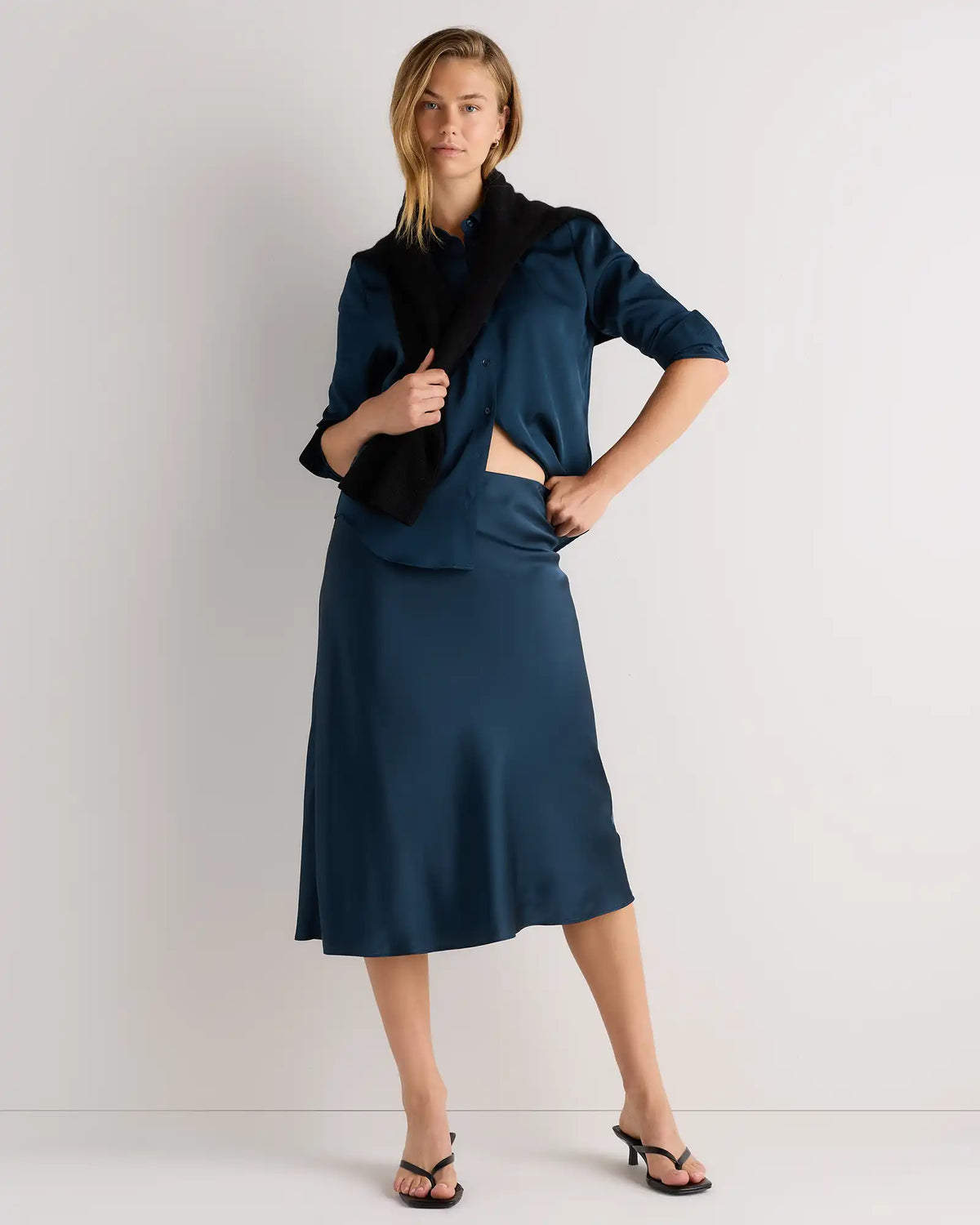 100% Washable Silk Skirt
