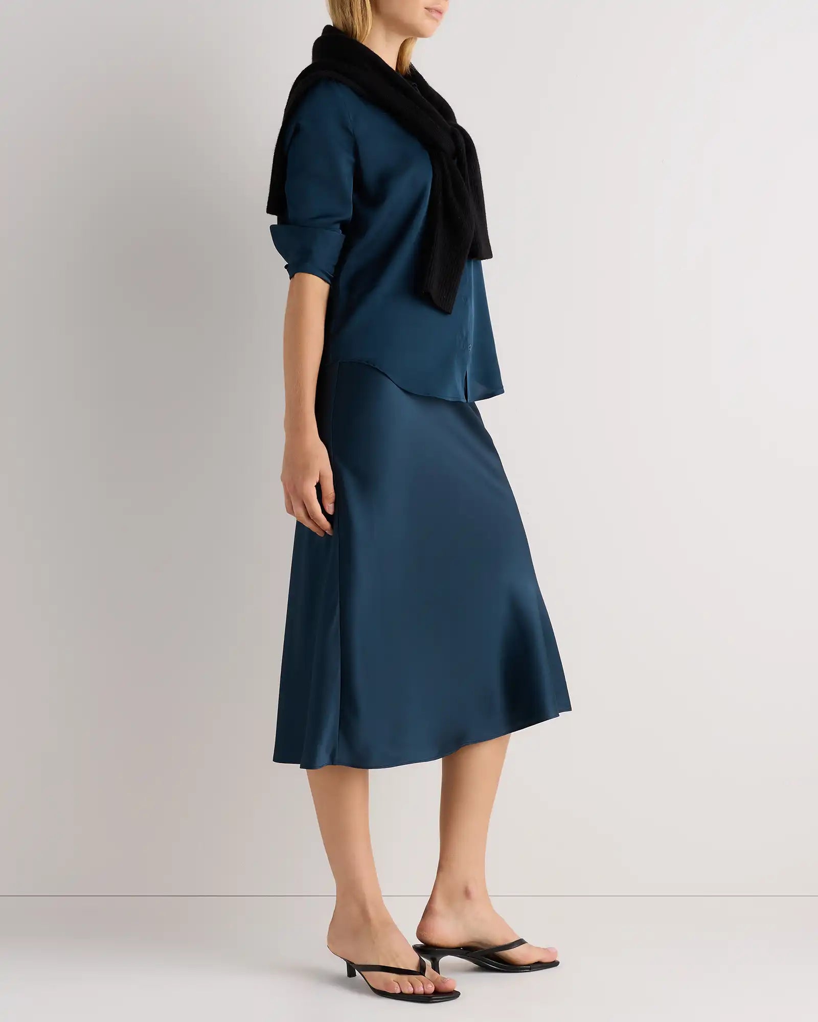 100% Washable Silk Skirt