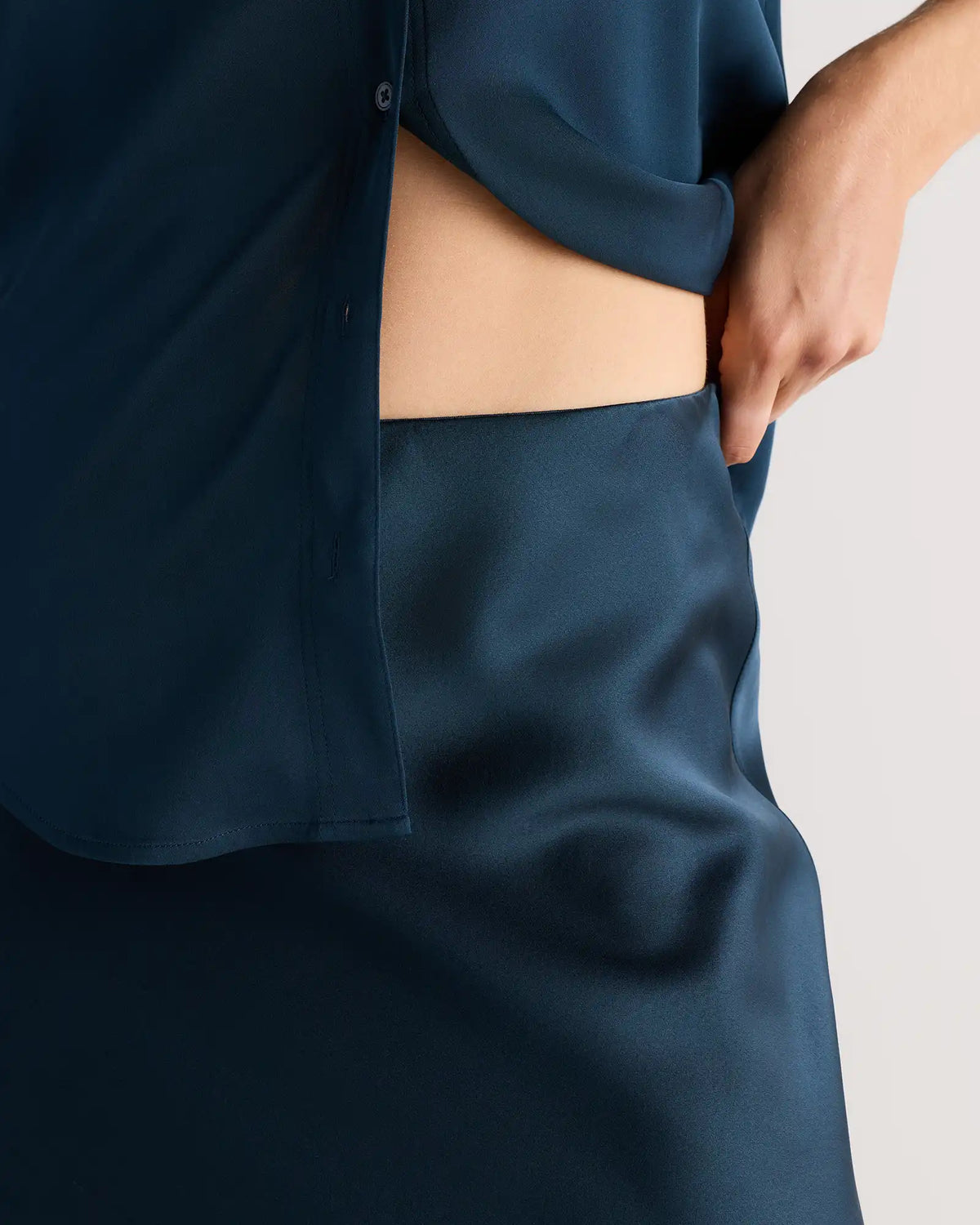 100% Washable Silk Skirt