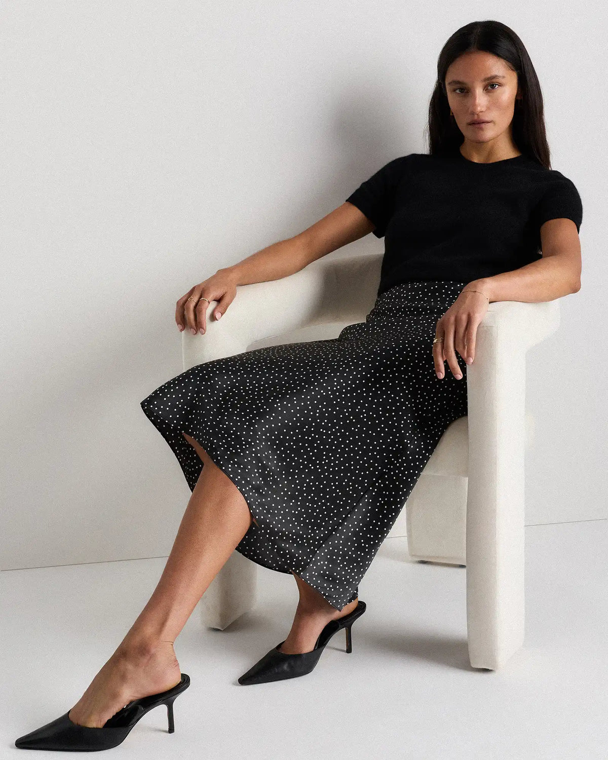 100% Washable Silk Skirt