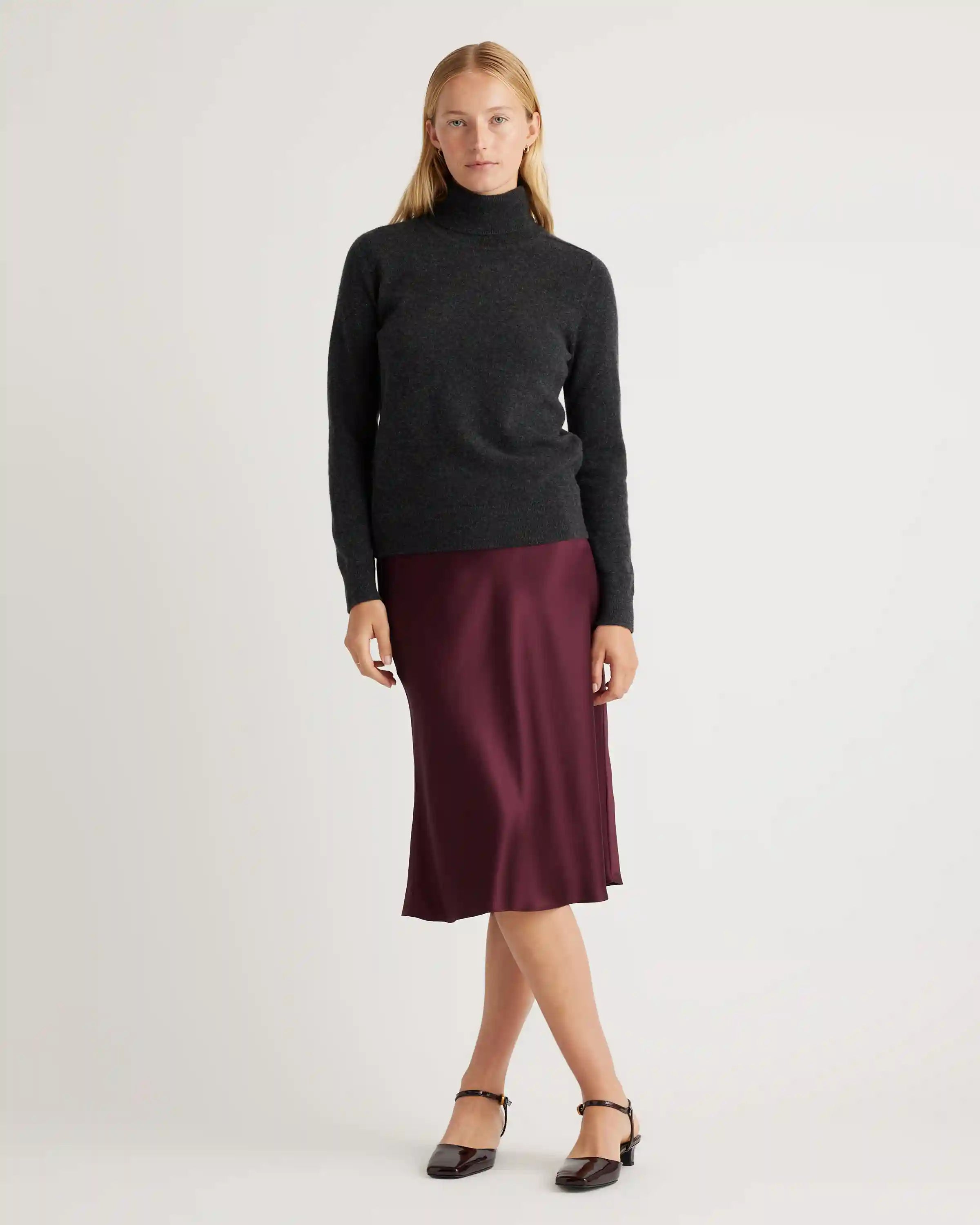 100% Washable Silk Skirt