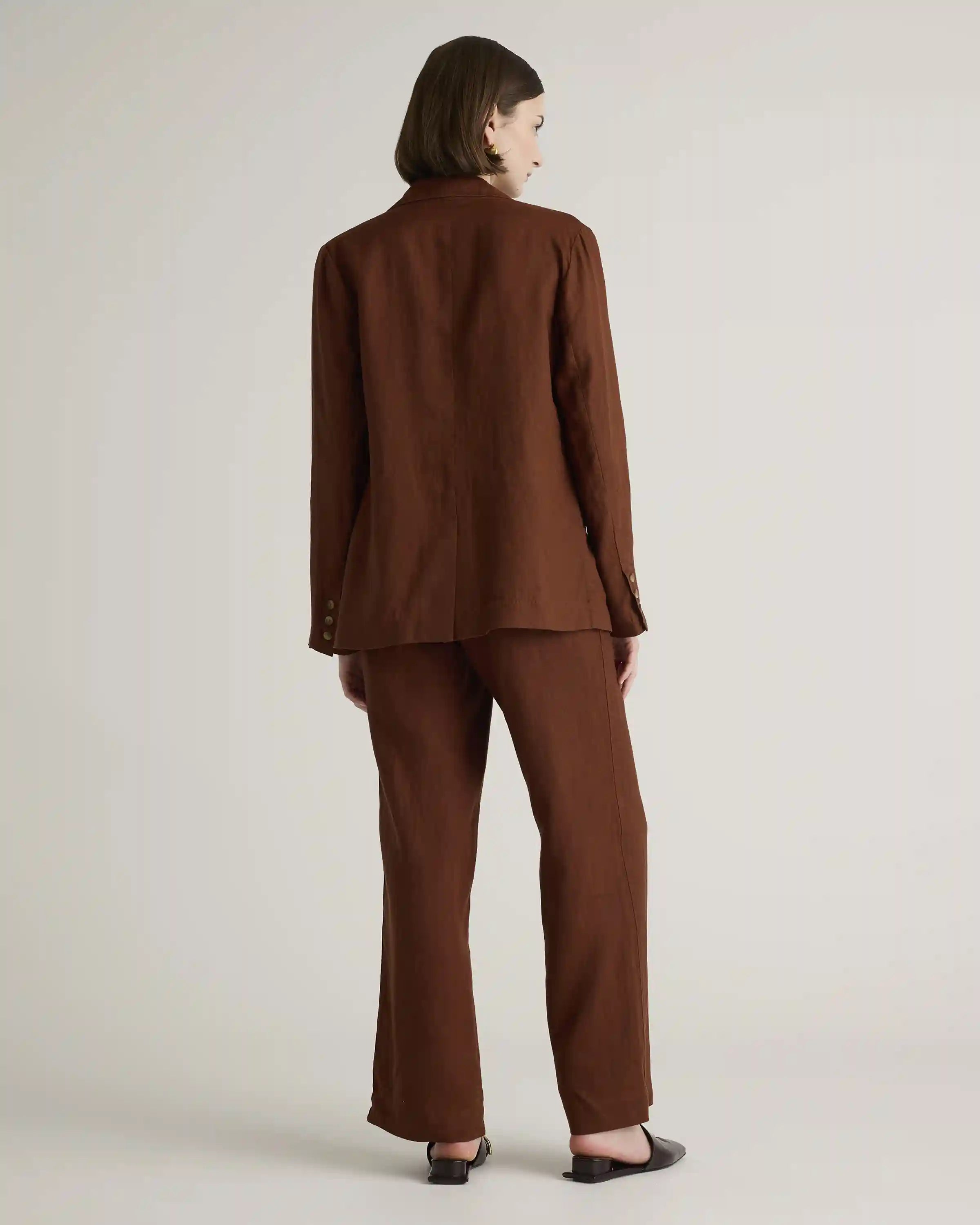 100% European Linen Wide Leg Pants