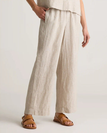 100% European Linen Wide Leg Pants