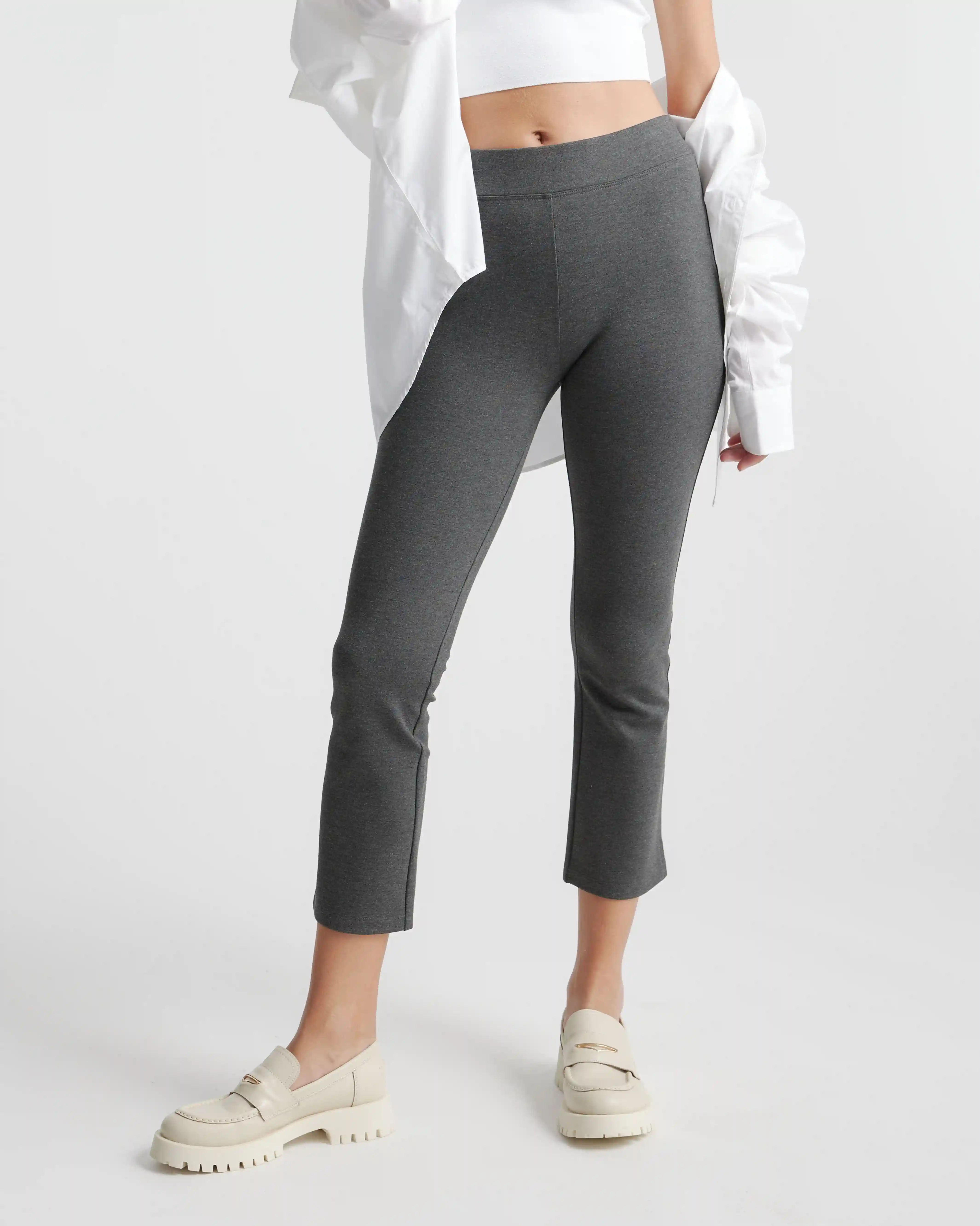 Ultra-Stretch Ponte Kick Flare Pants