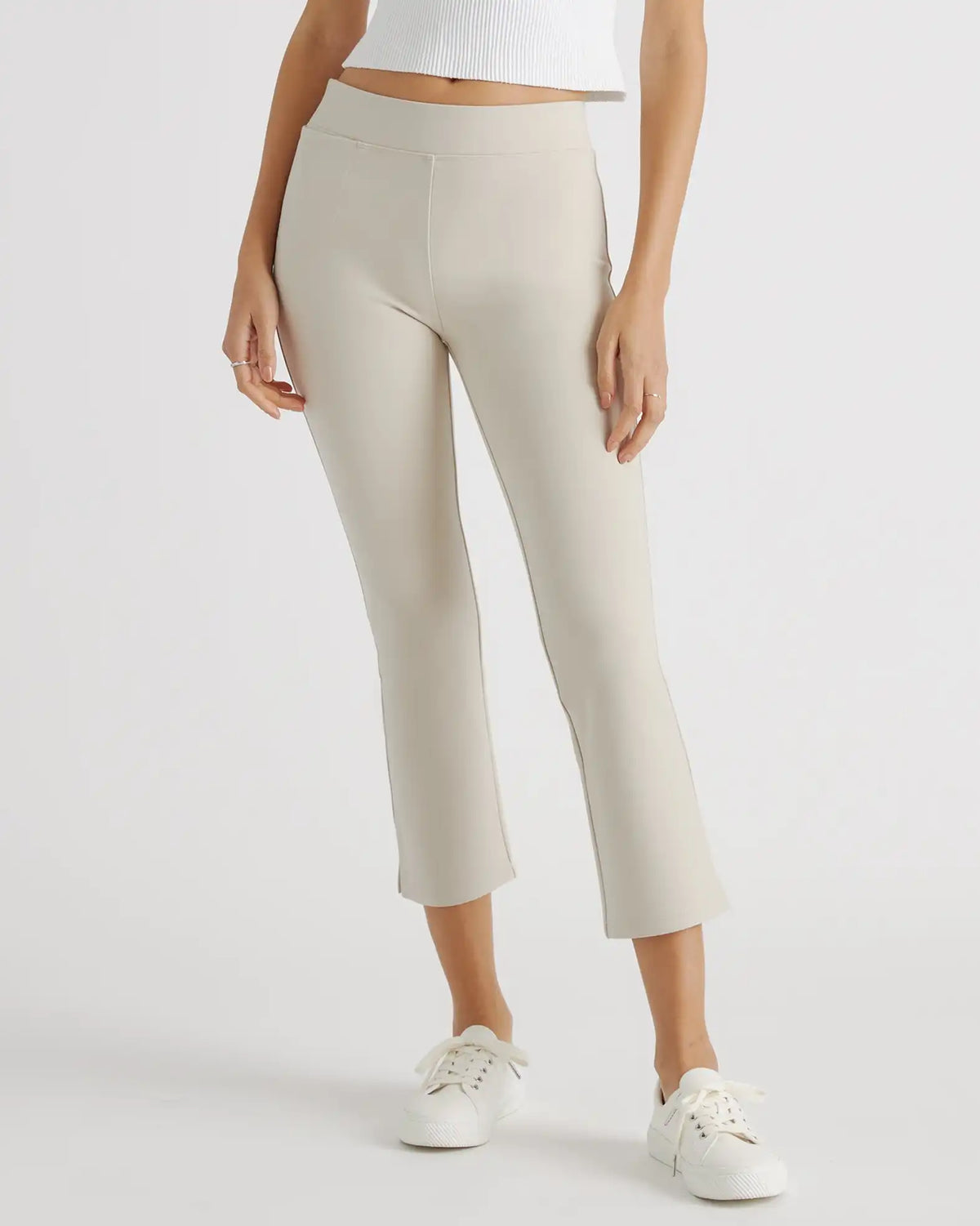 Ultra-Stretch Ponte Kick Flare Pants