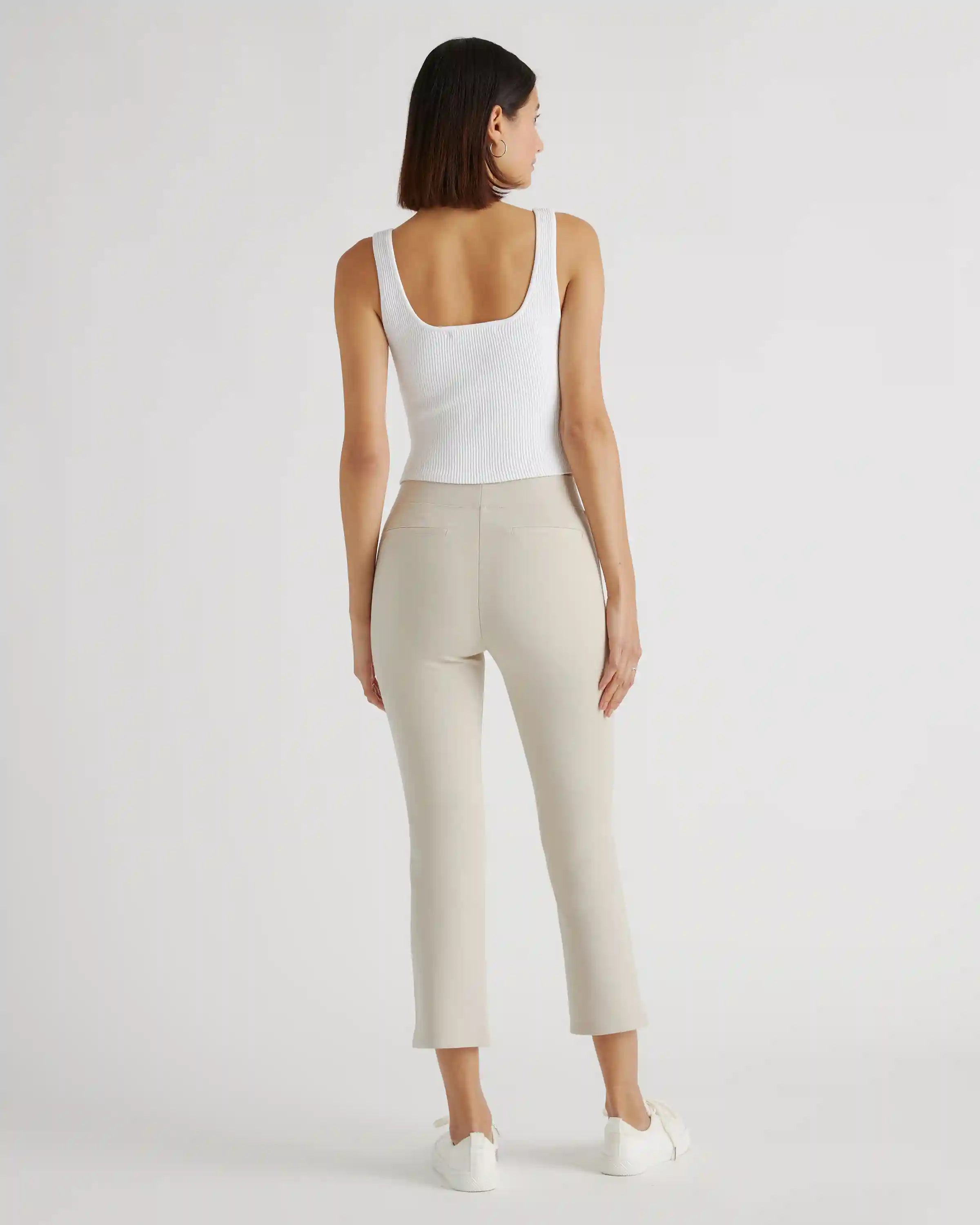 Ultra-Stretch Ponte Kick Flare Pants