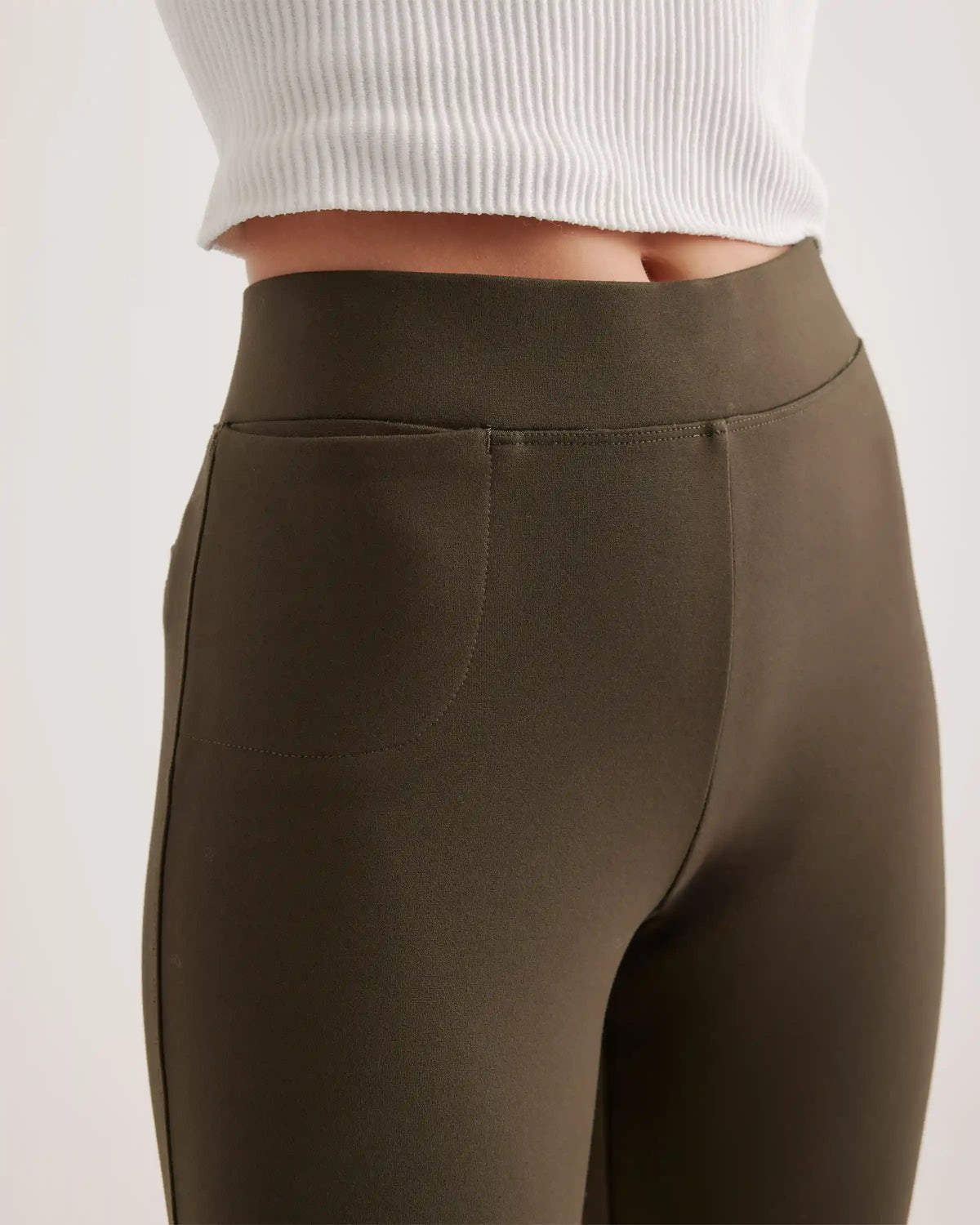 Ultra-Stretch Ponte Kick Flare Pants