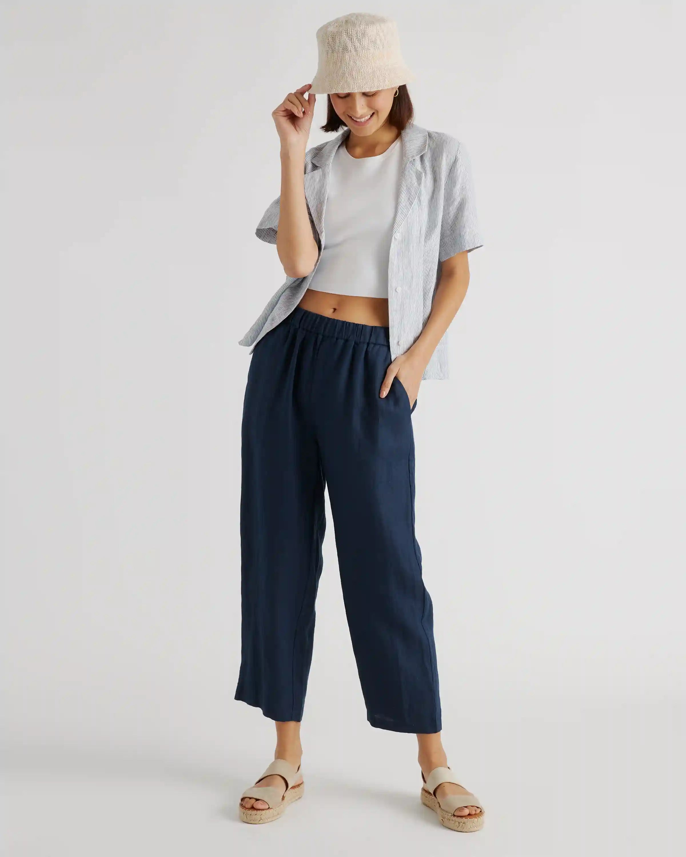 100% European Linen Pants