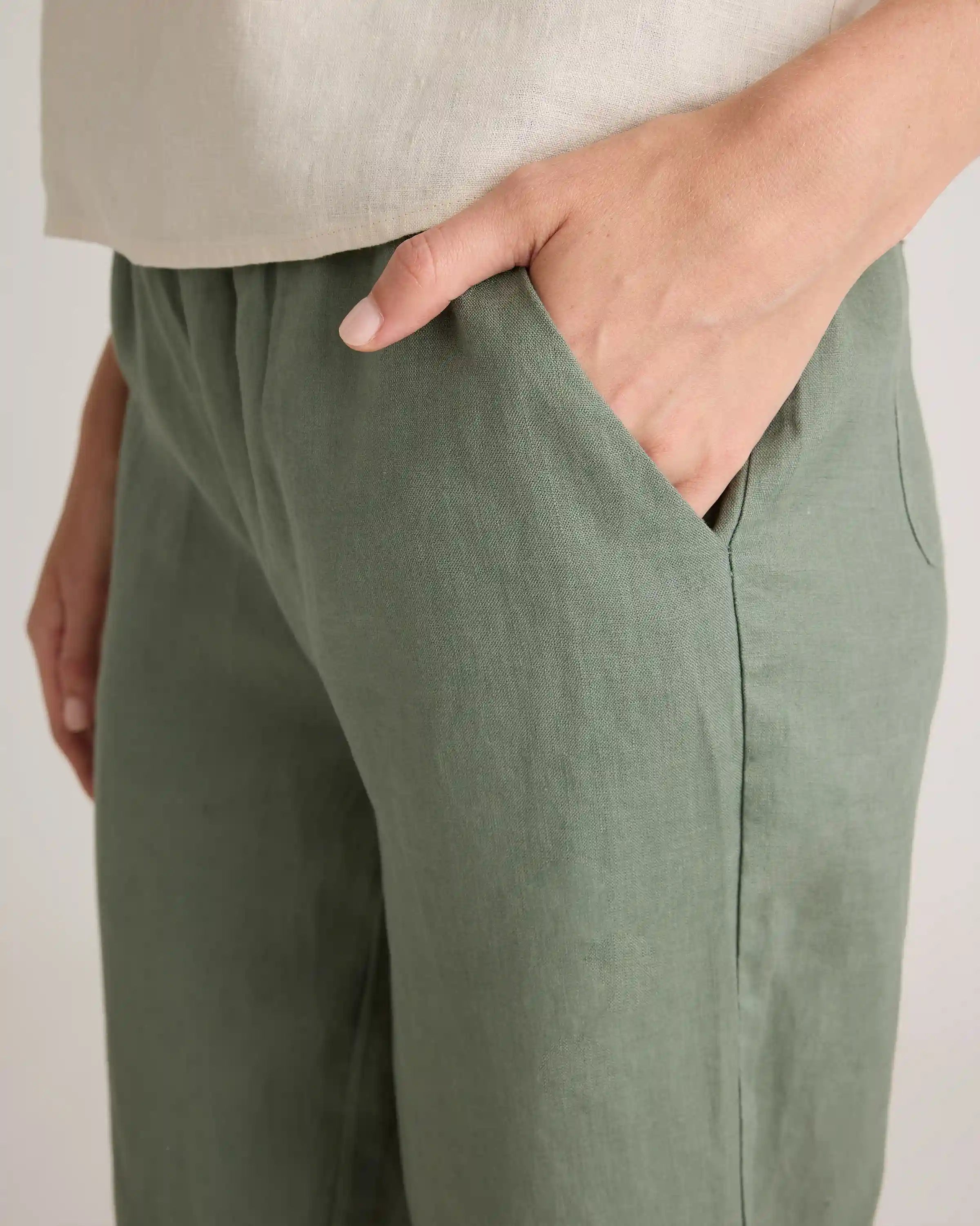 100% European Linen Pants