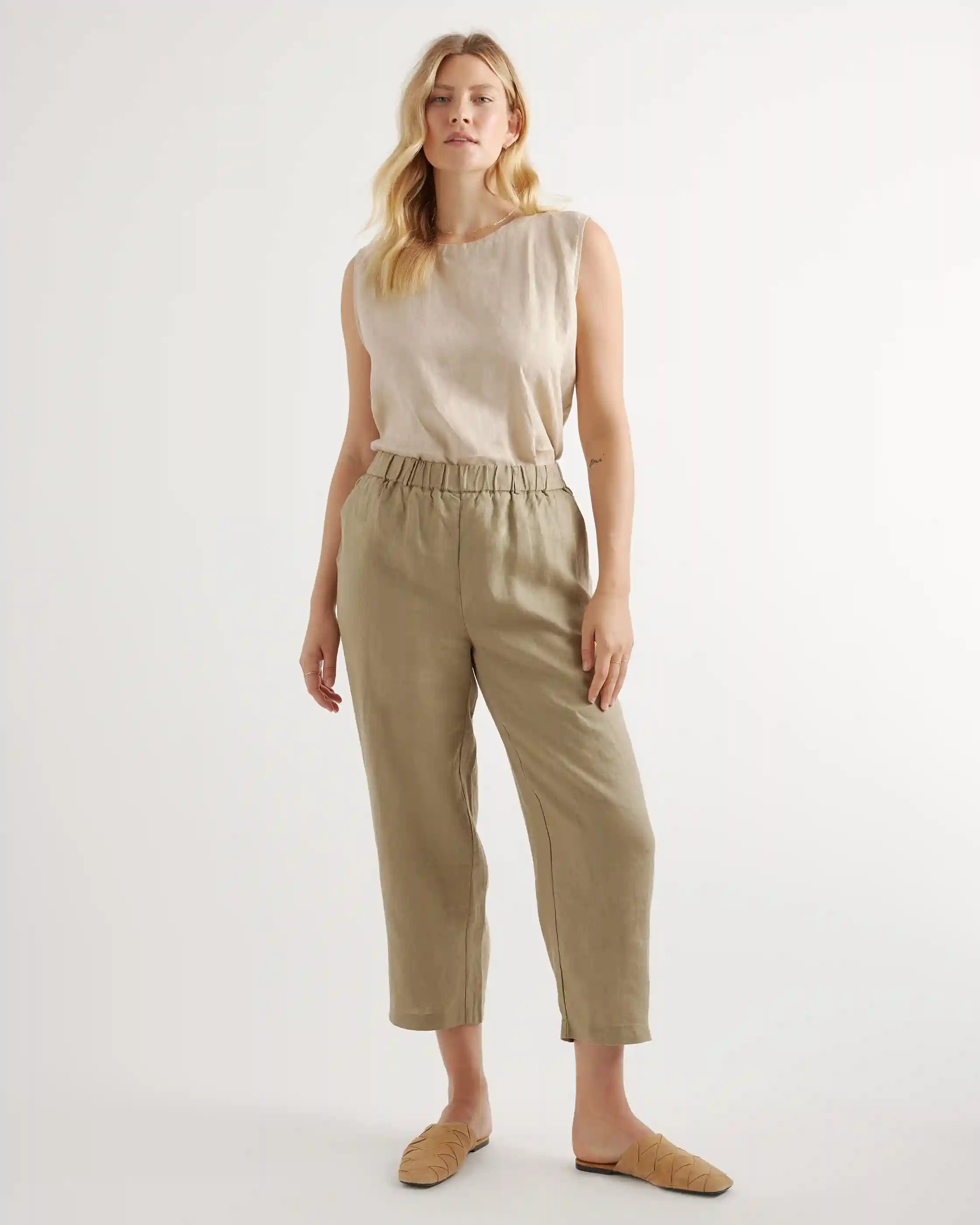 100% European Linen Pants