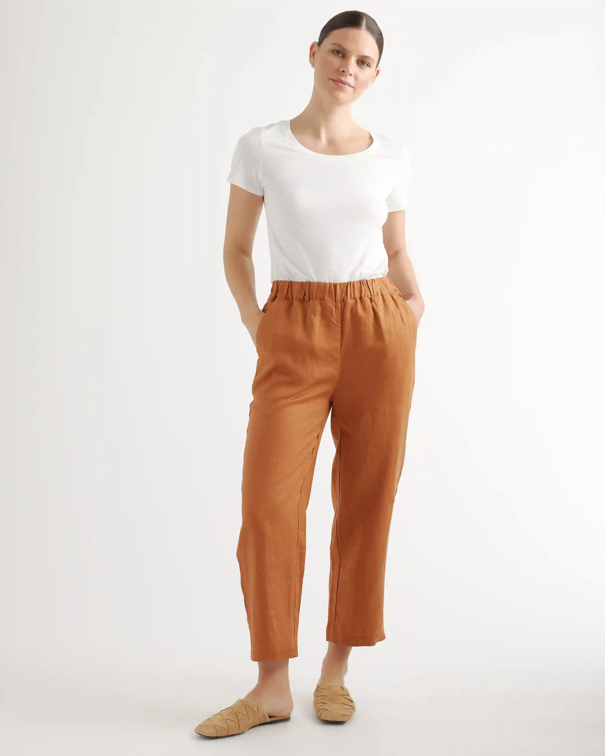 100% European Linen Pants