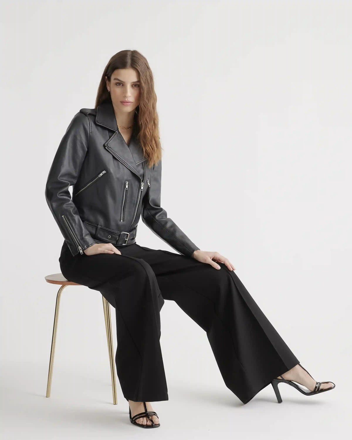 Ultra-Stretch Ponte Super Wide Leg Pants