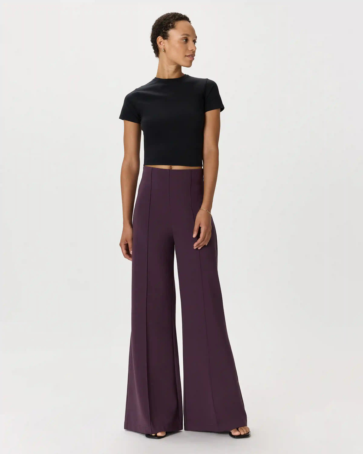 Ultra-Stretch Ponte Super Wide Leg Pants