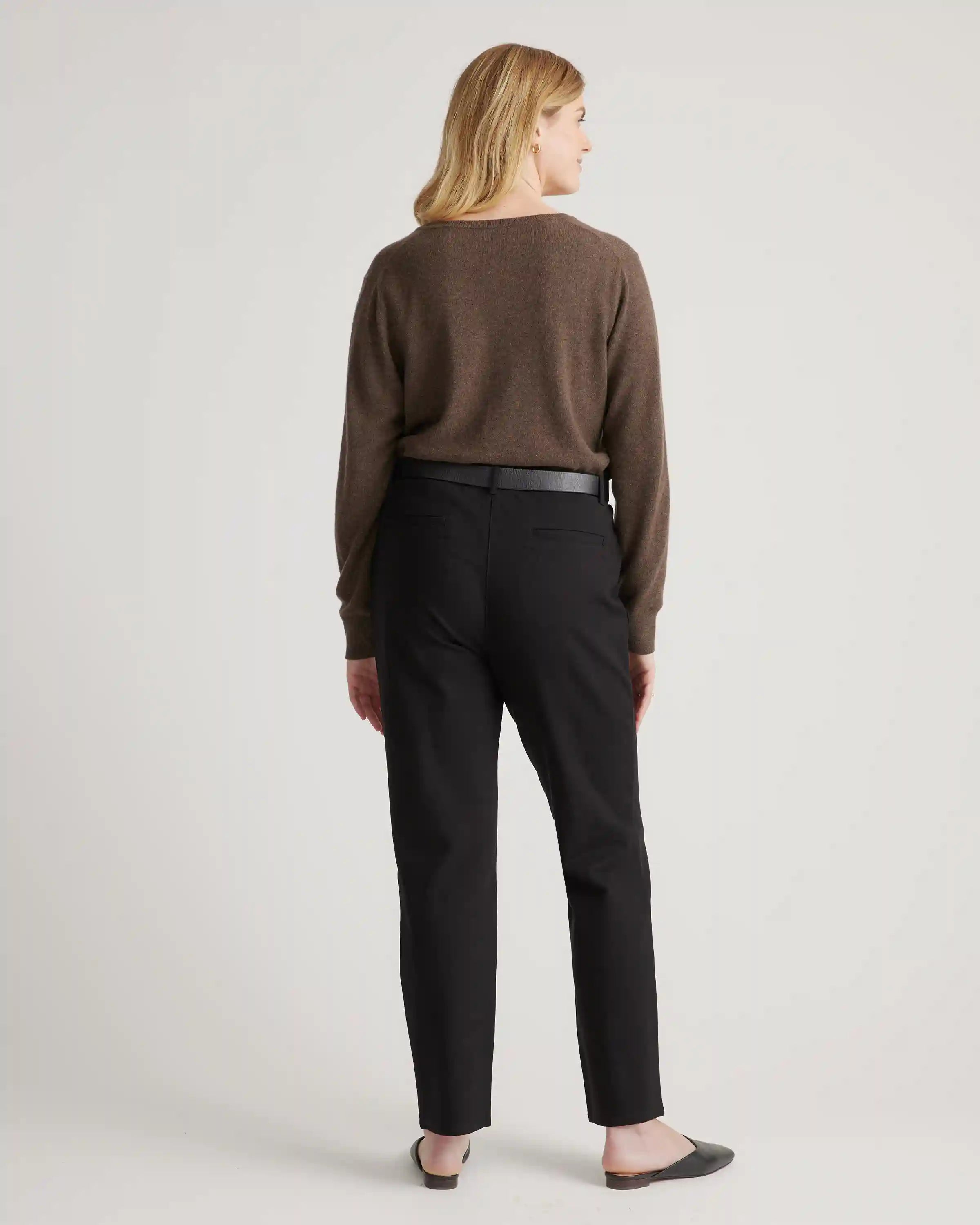 Ultra-Stretch Ponte Straight Leg 4-Pocket Pants