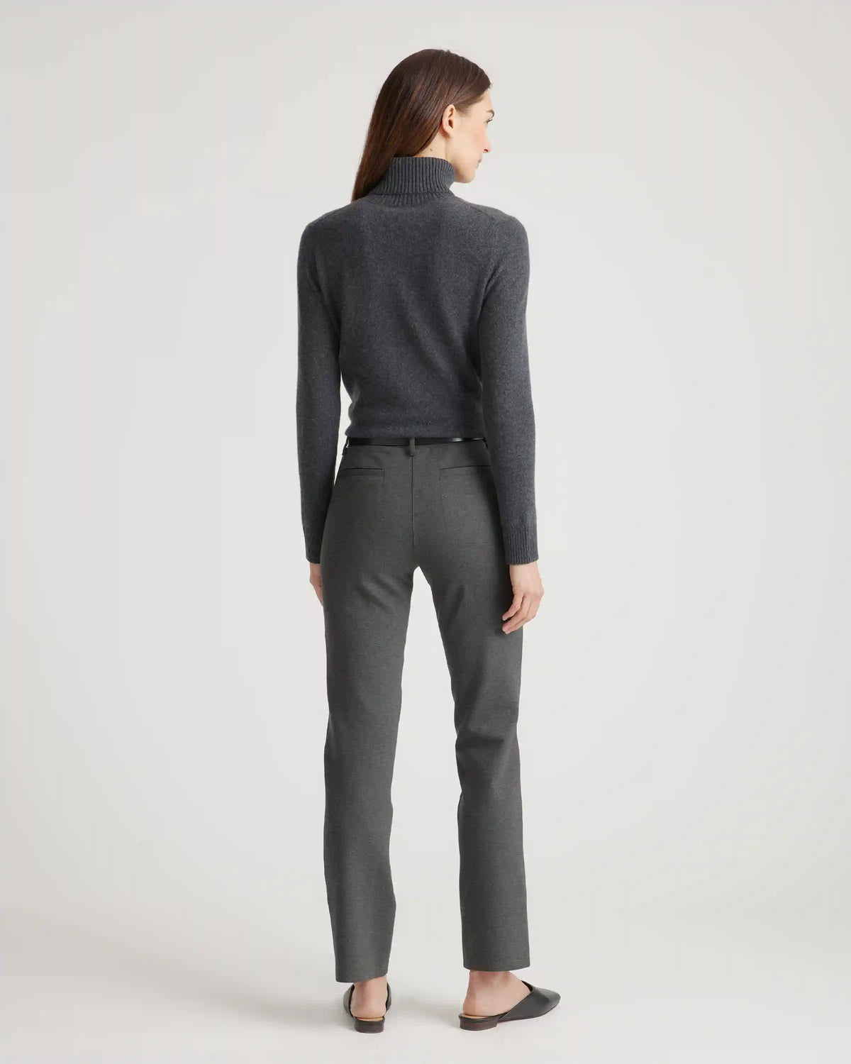 Ultra-Stretch Ponte Straight Leg 4-Pocket Pants