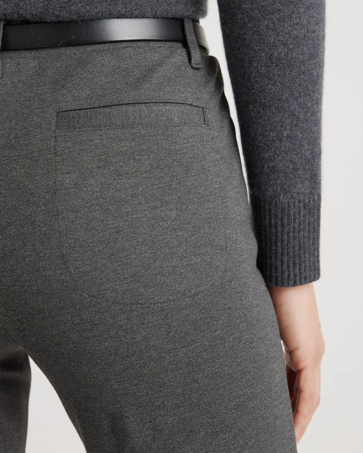 Ultra-Stretch Ponte Straight Leg 4-Pocket Pants