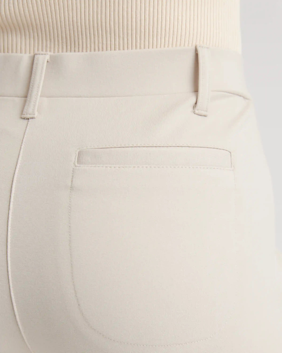 Ultra-Stretch Ponte Straight Leg 4-Pocket Pants