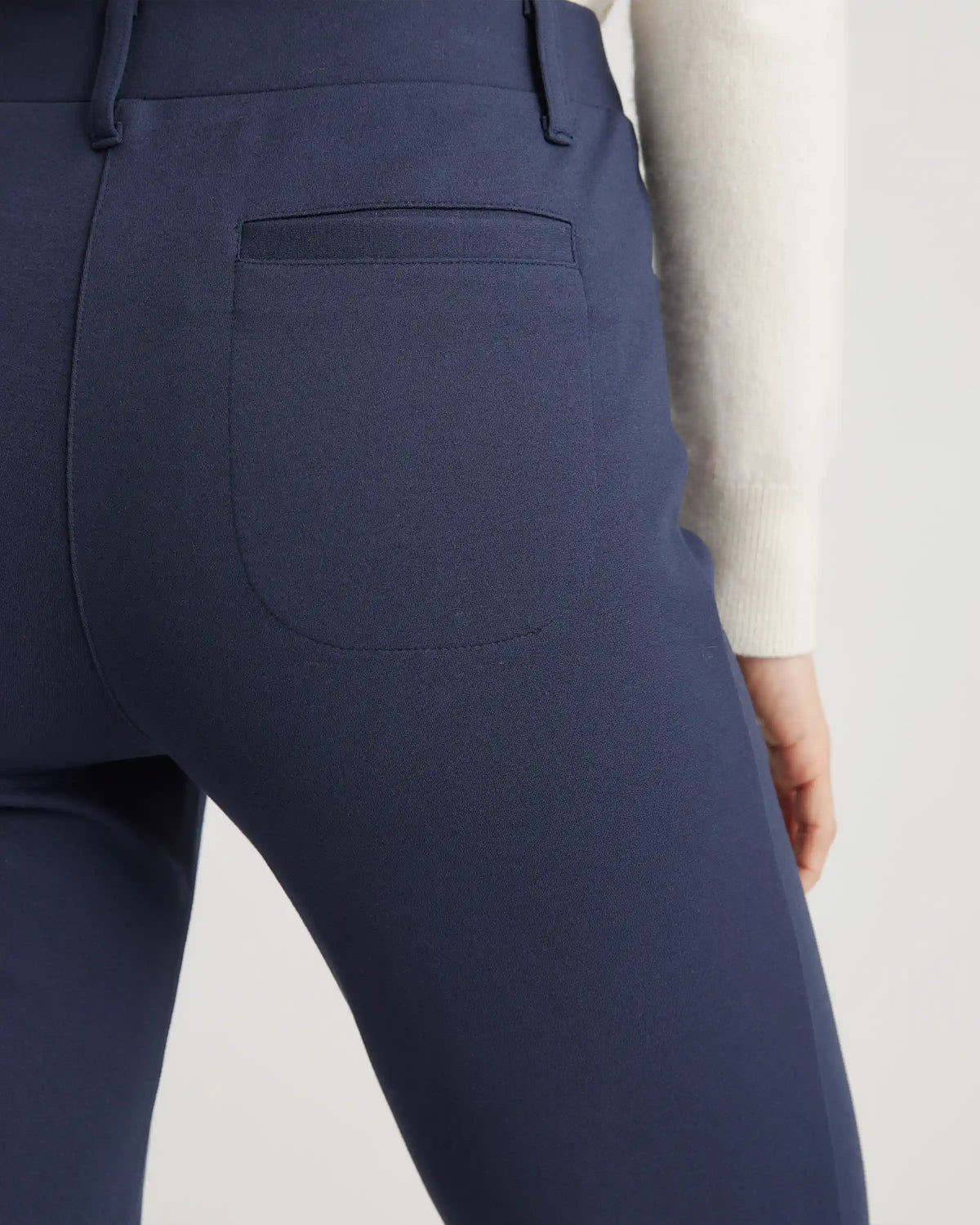 Ultra-Stretch Ponte Straight Leg 4-Pocket Pants