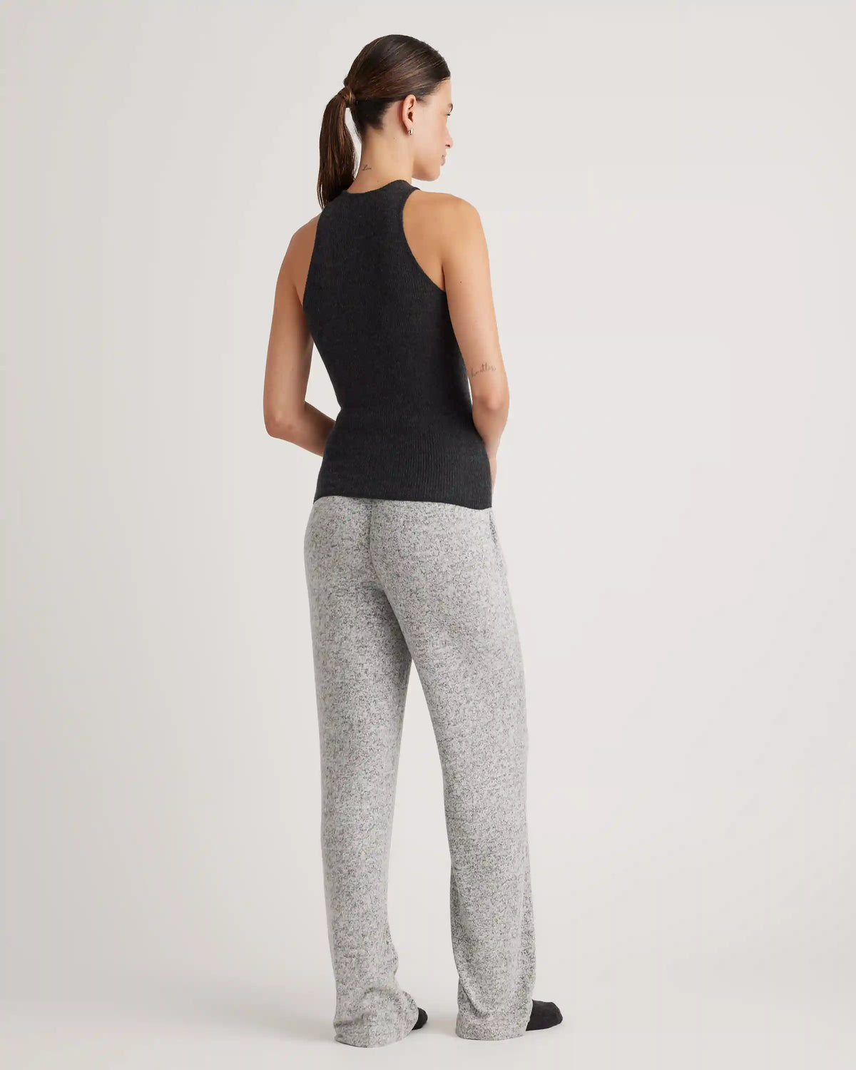 Brushed Lounge Straight Leg Pant