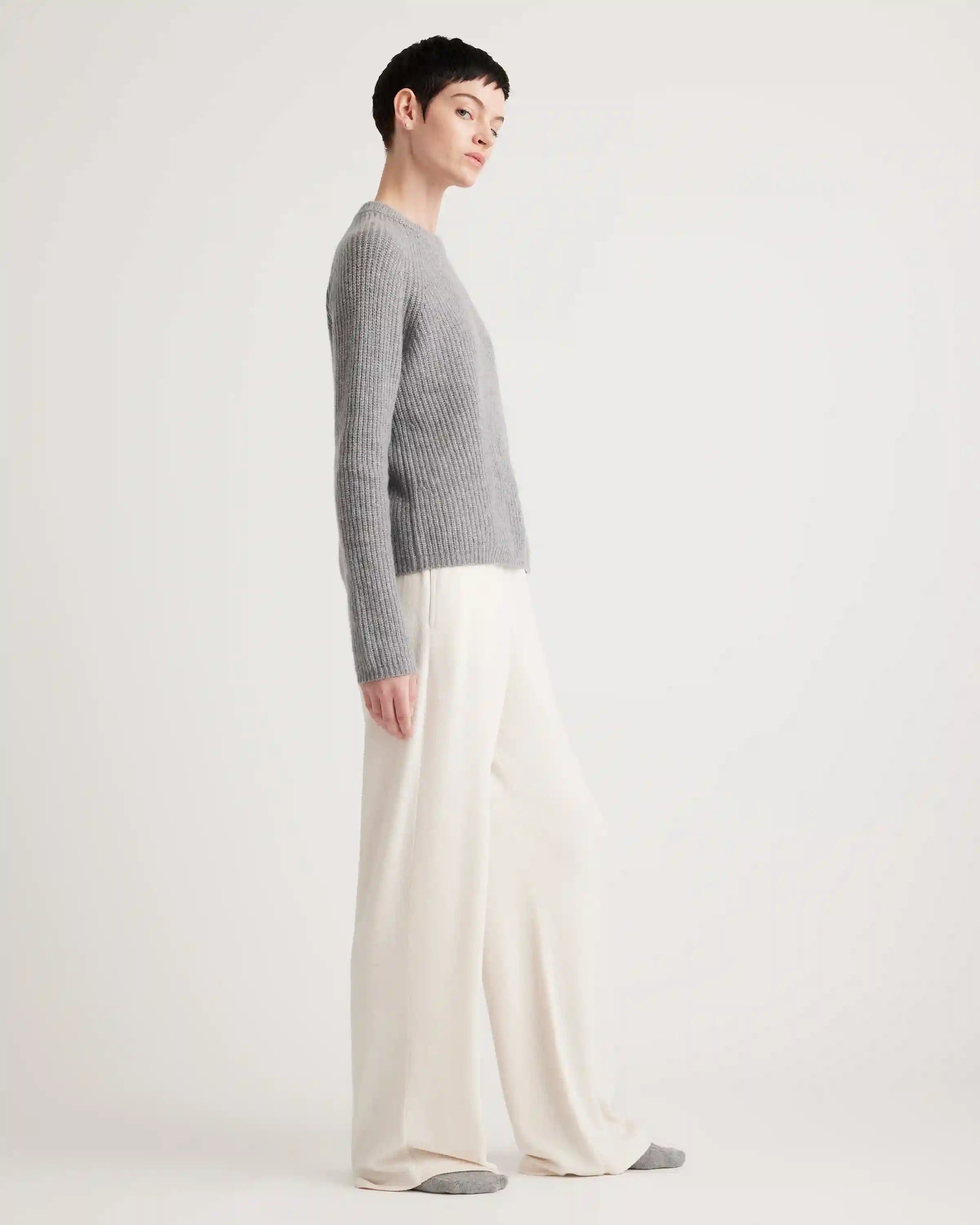 Brushed Lounge Straight Leg Pant