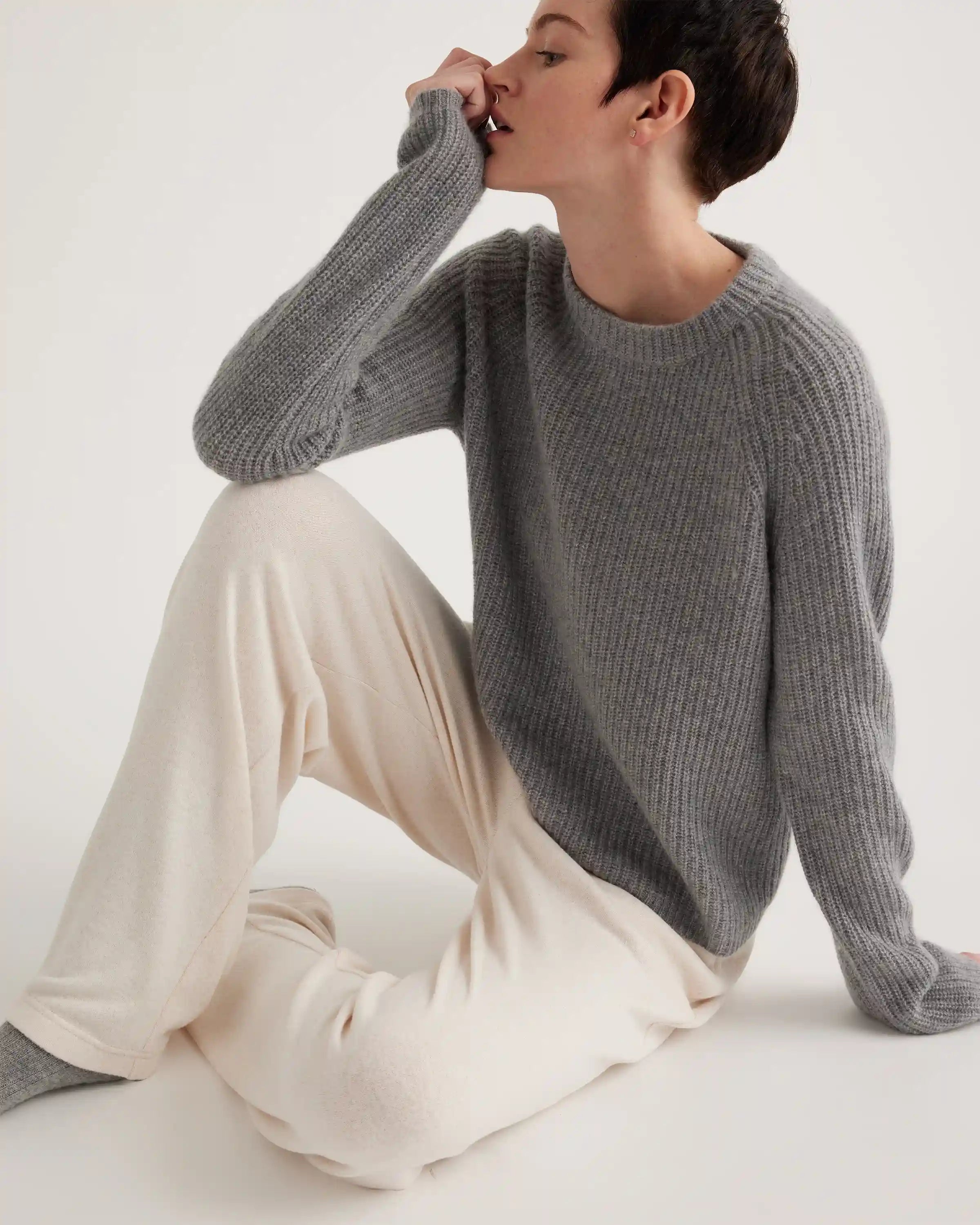 Brushed Lounge Straight Leg Pant