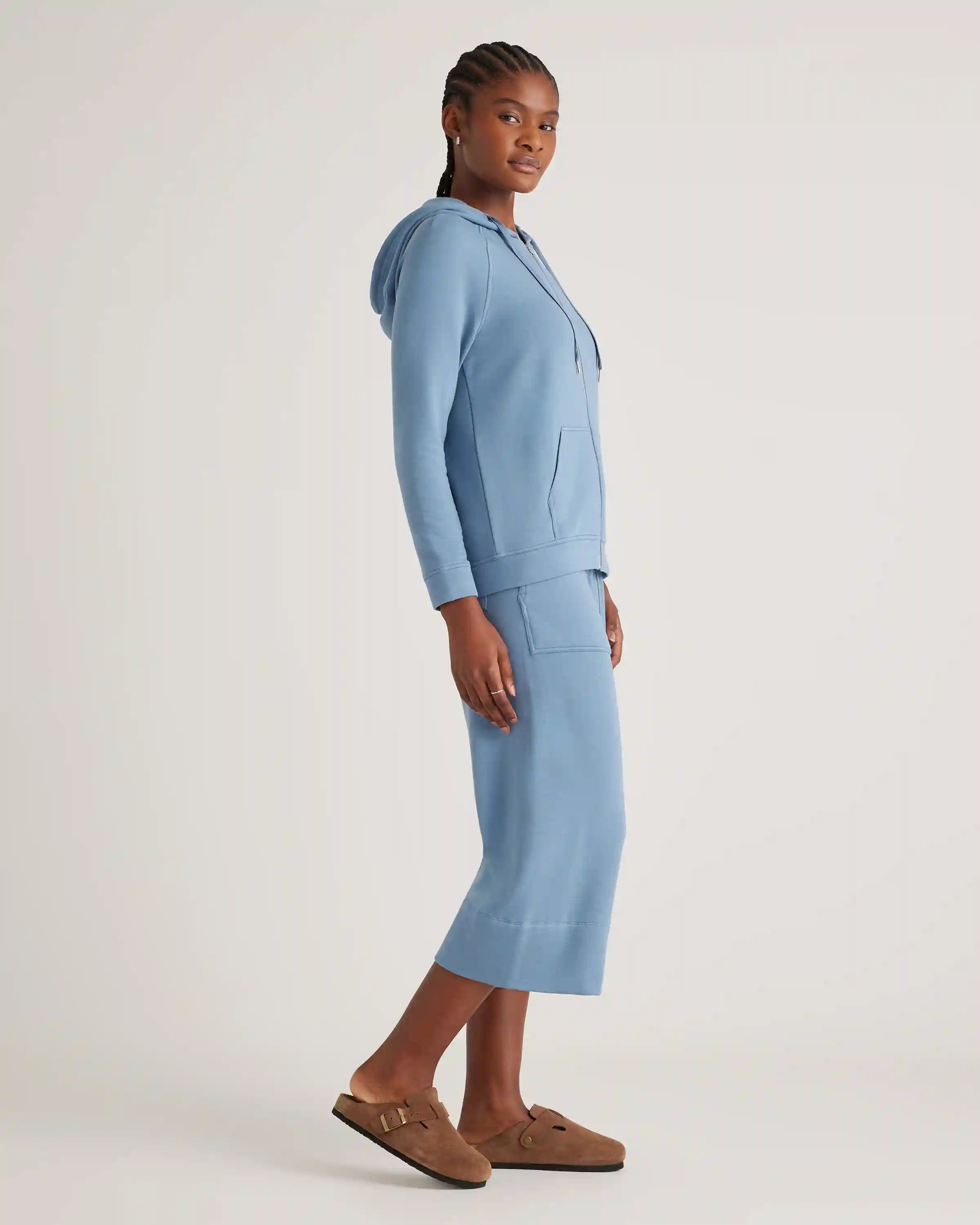 SuperSoft Fleece Cropped Wide Leg Pants