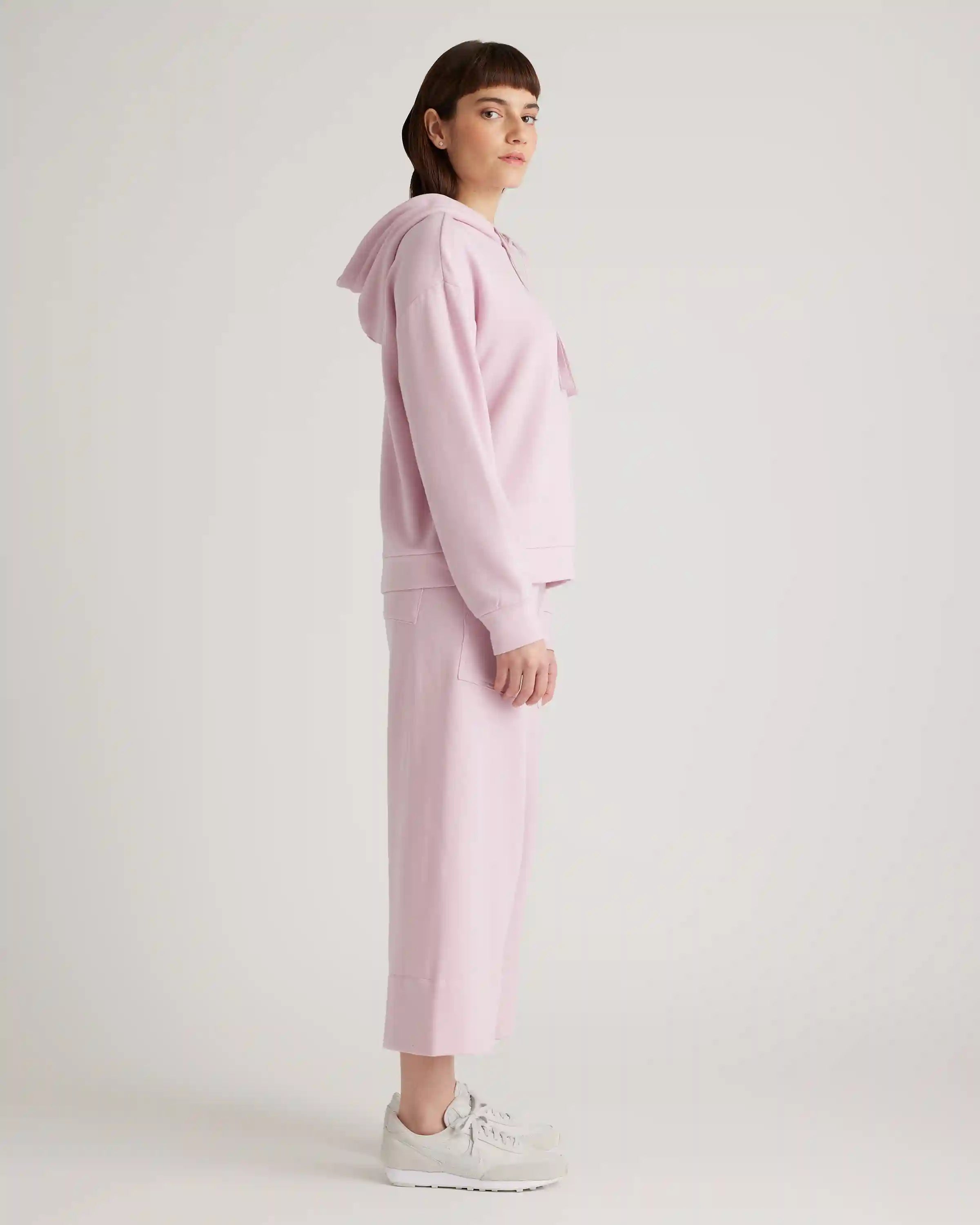 SuperSoft Fleece Cropped Wide Leg Pants