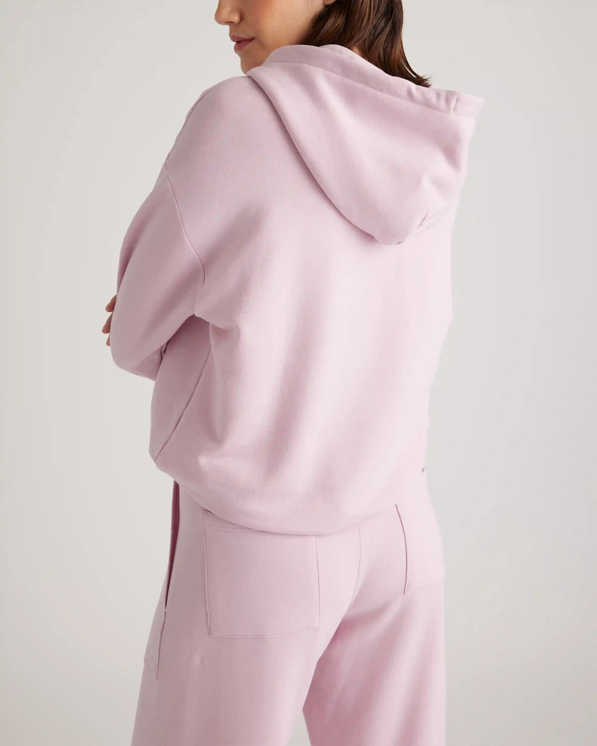 SuperSoft Fleece Cropped Wide Leg Pants