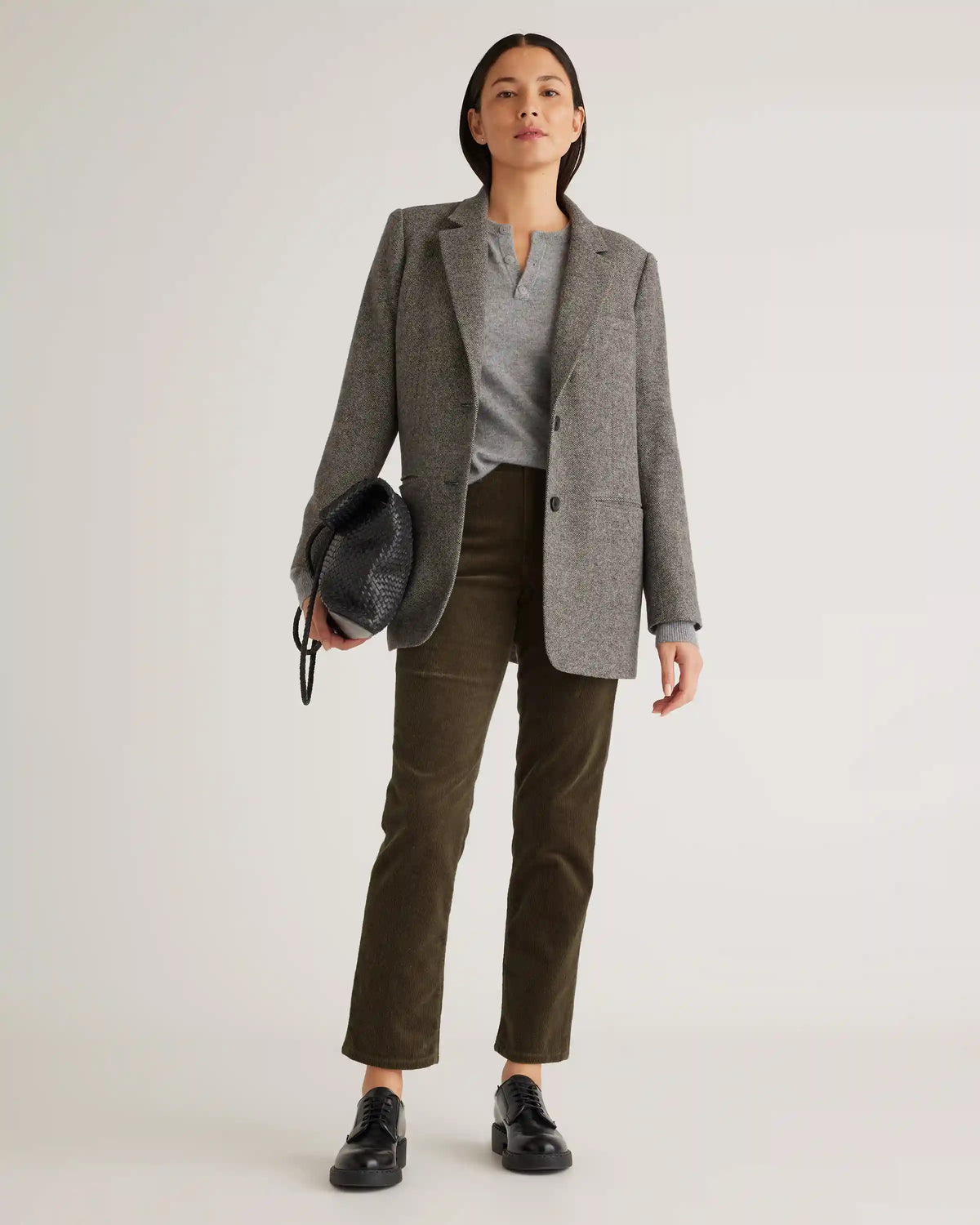 Organic Stretch Corduroy Straight Leg Pants