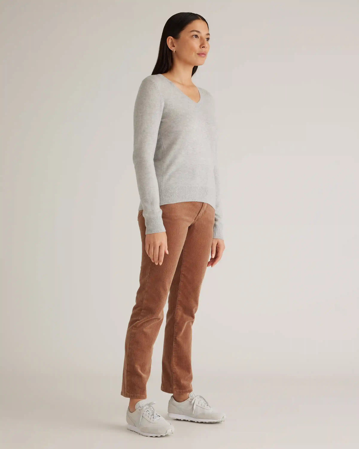Organic Stretch Corduroy Straight Leg Pants