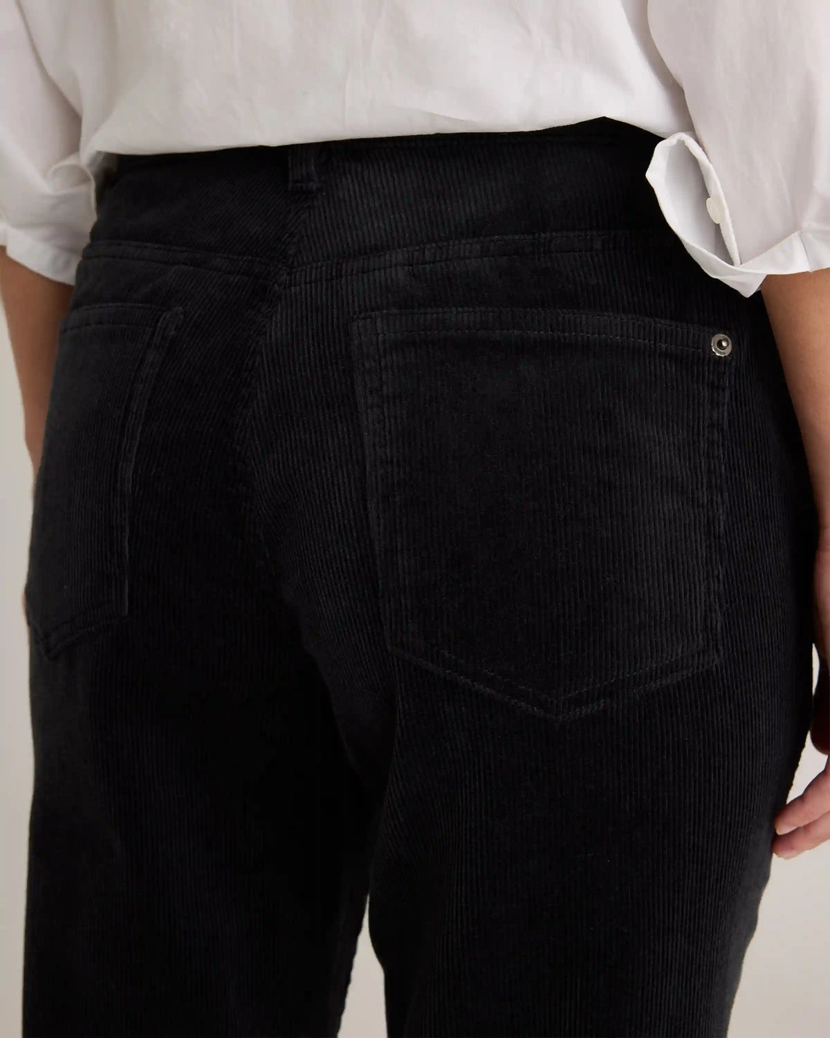 Organic Stretch Corduroy Flare Pants