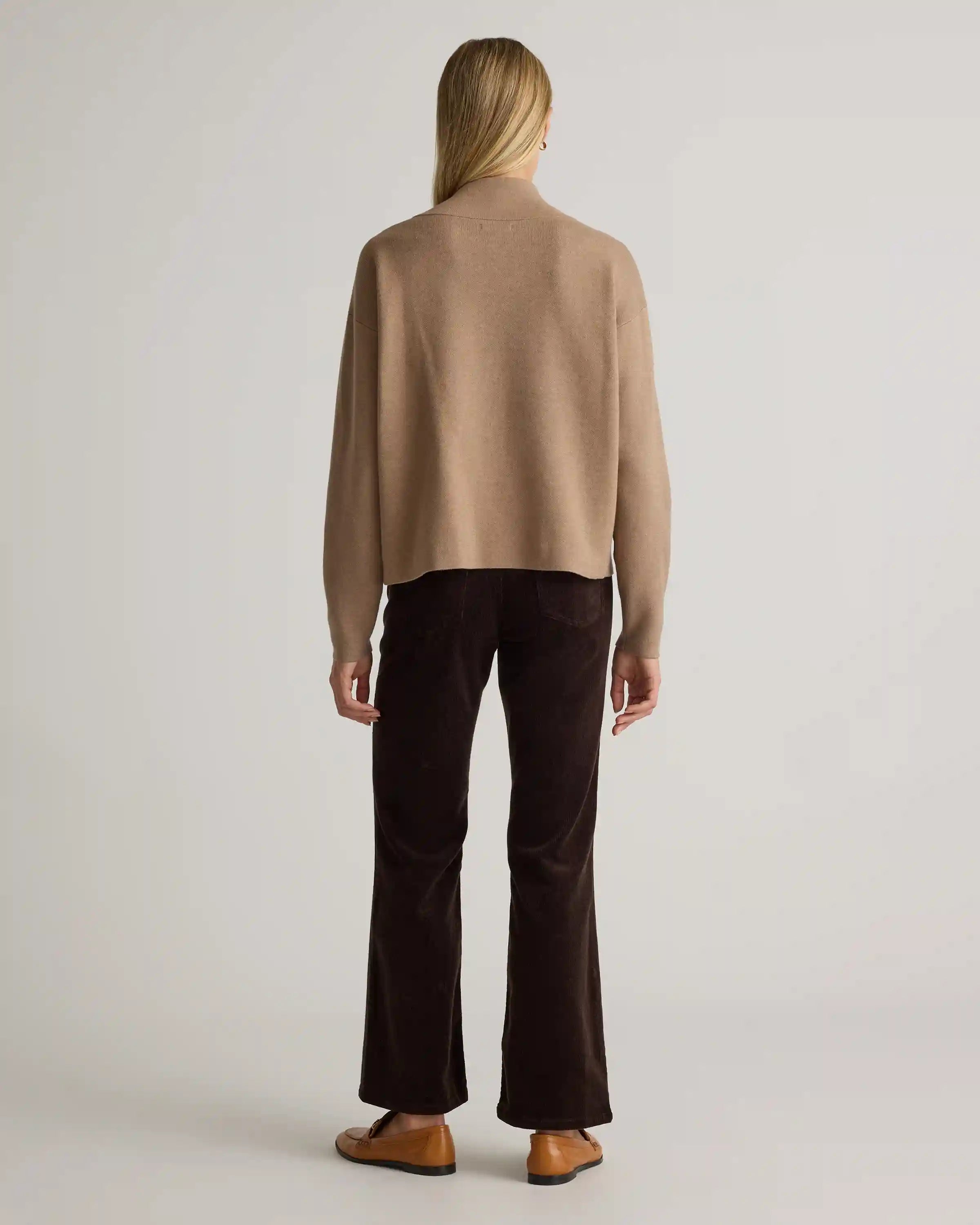 Organic Stretch Corduroy Flare Pants