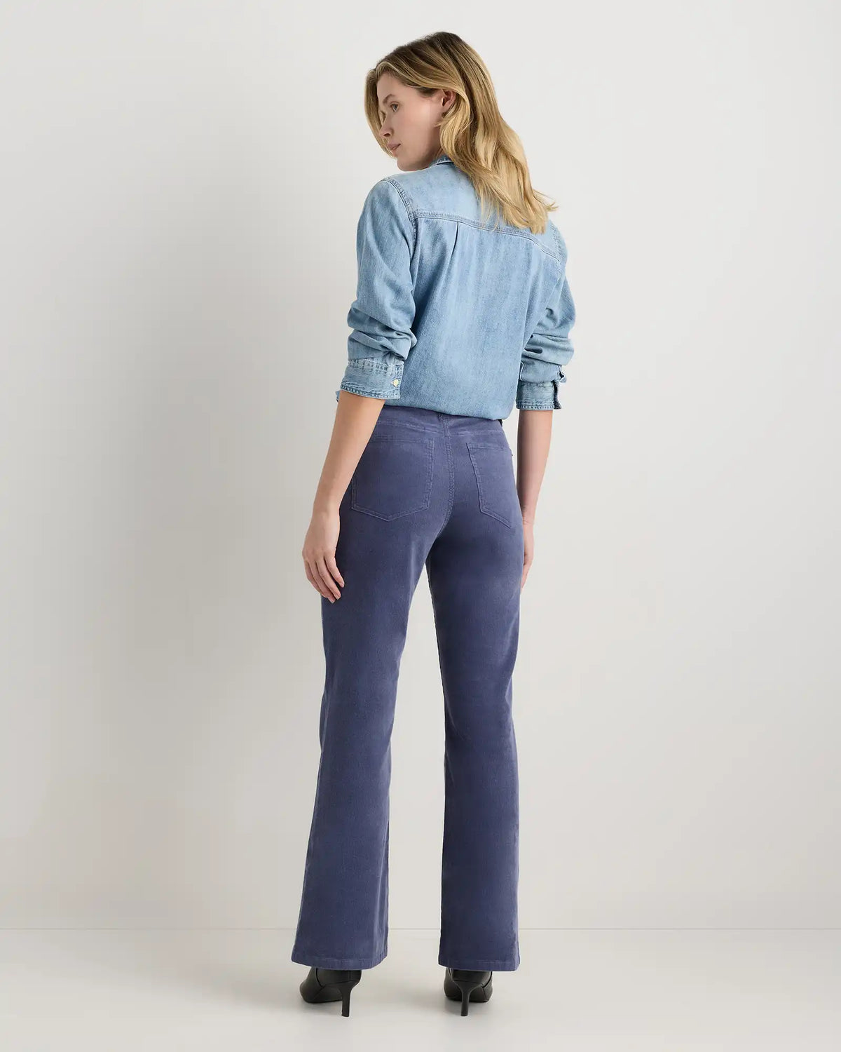 Organic Stretch Corduroy Flare Pants