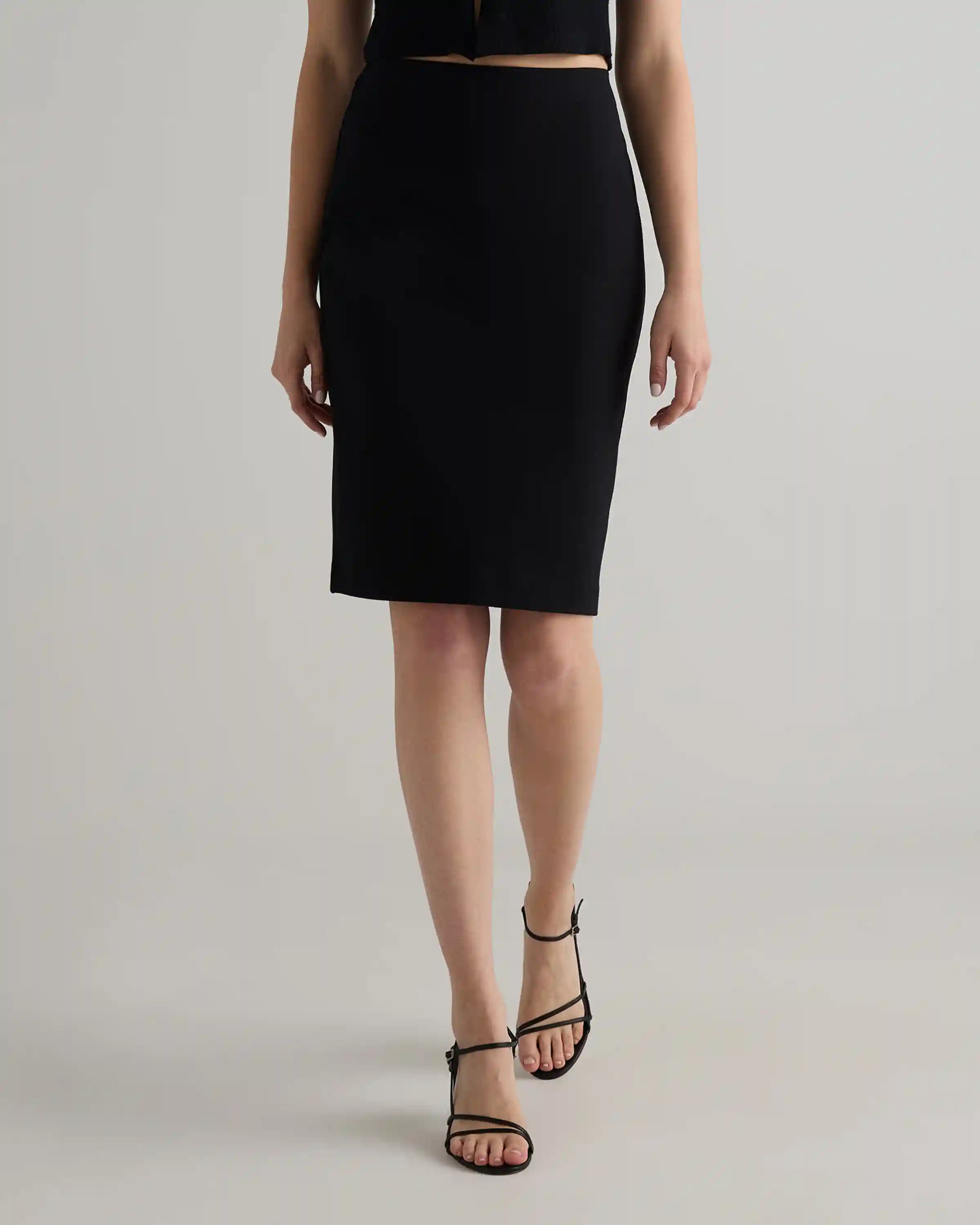 Ultra-Stretch Ponte Pencil Skirt