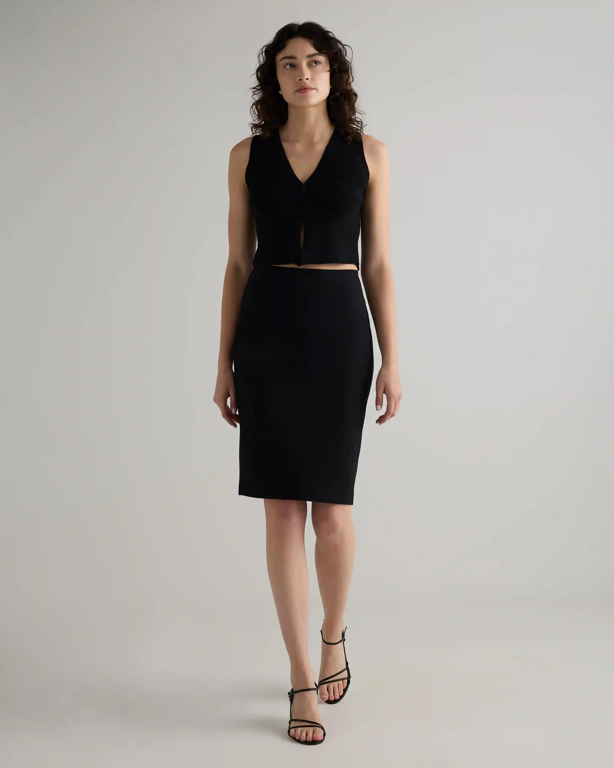 Ultra-Stretch Ponte Pencil Skirt