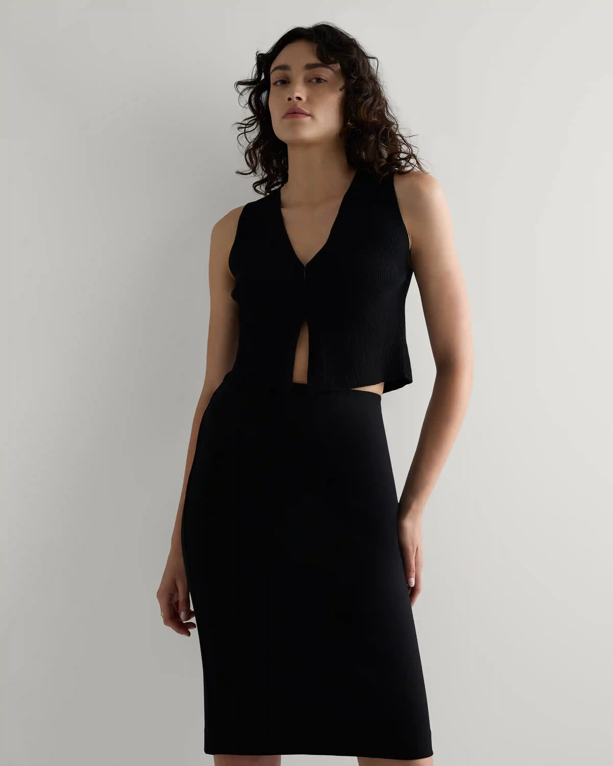 Ultra-Stretch Ponte Pencil Skirt