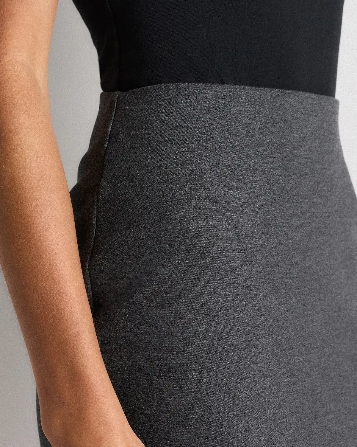 Ultra-Stretch Ponte Pencil Skirt