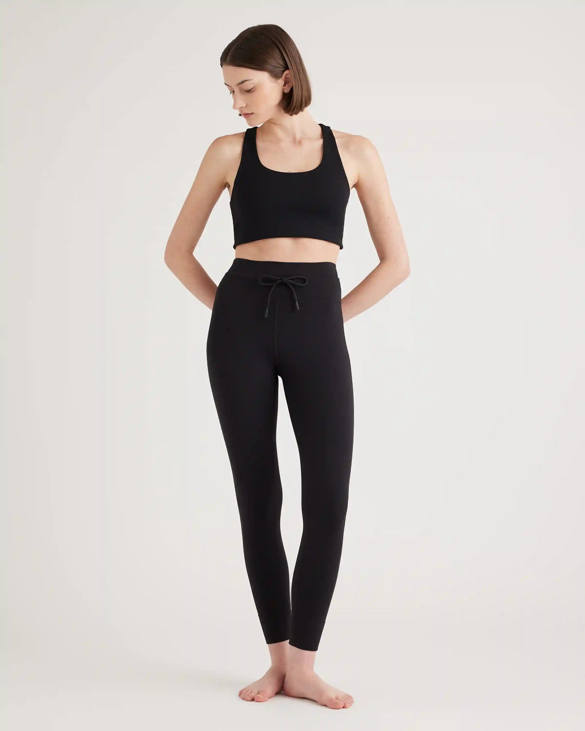 Ultra-Form Tie Waist High-Rise Legging