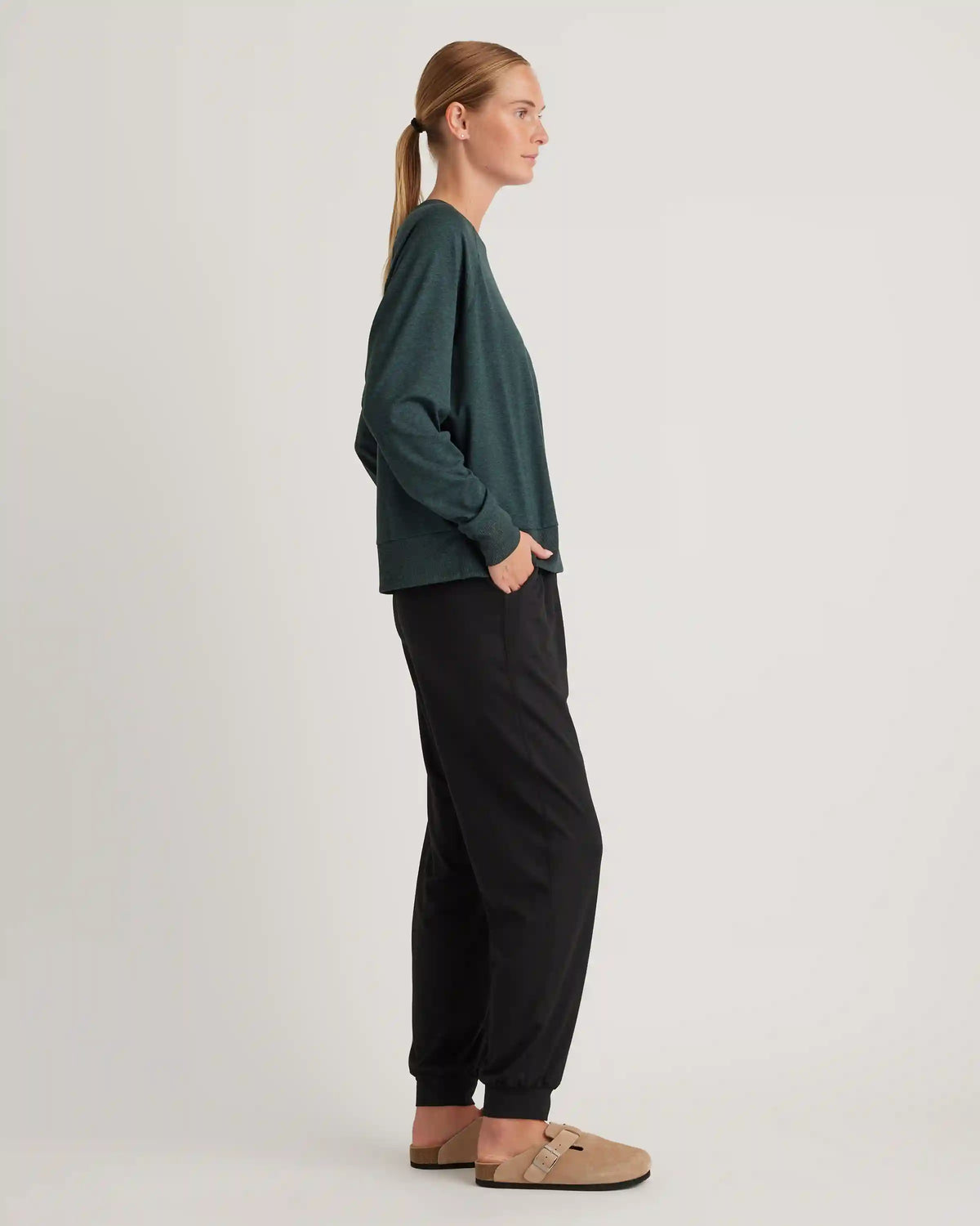 Flowknit High-Rise Boyfriend Joggers