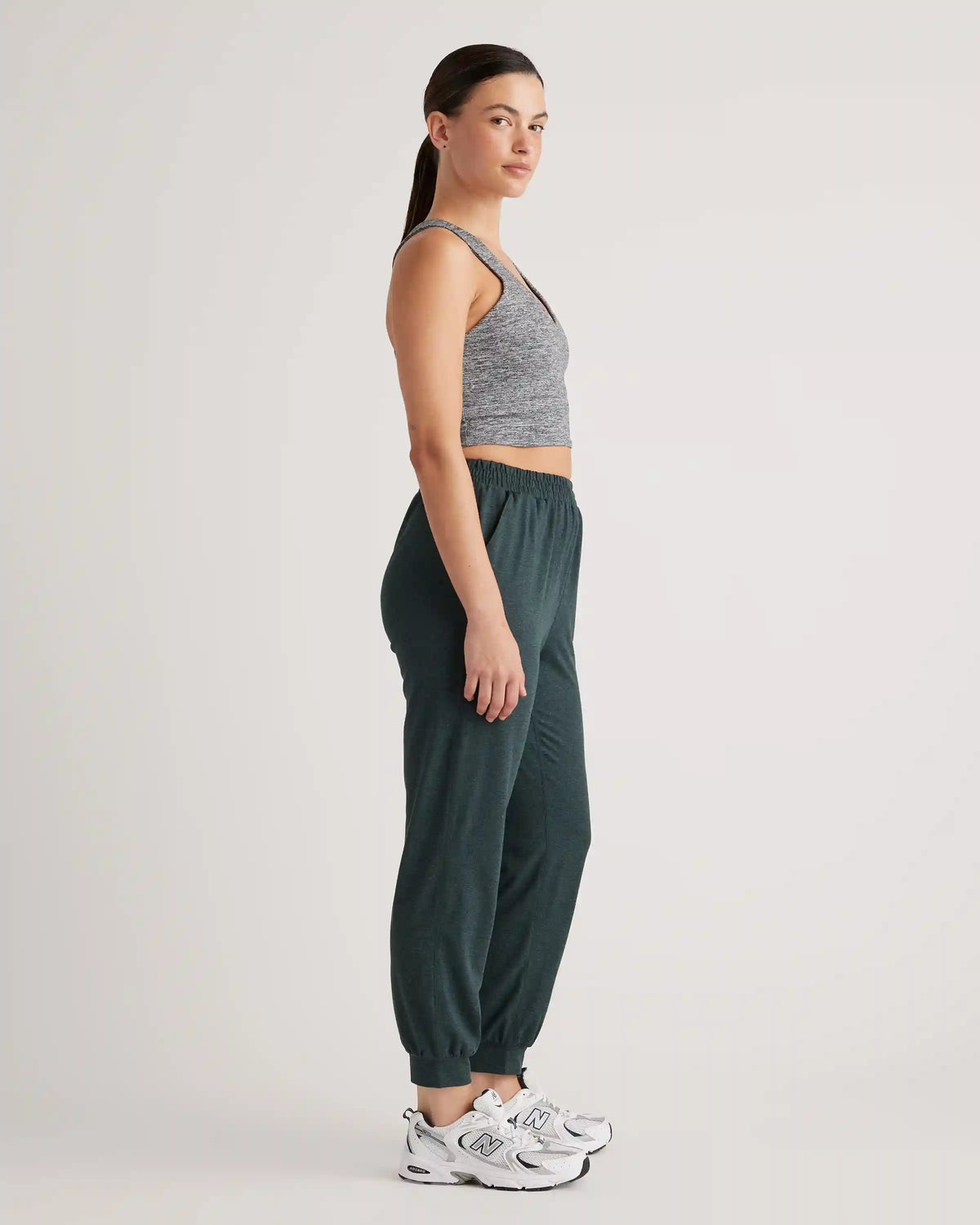Flowknit High-Rise Boyfriend Joggers