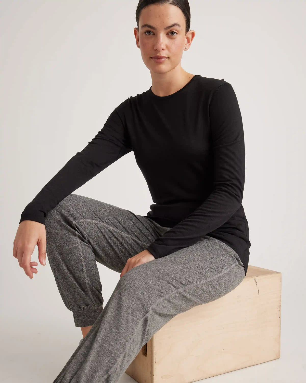 Flowknit High-Rise Boyfriend Joggers