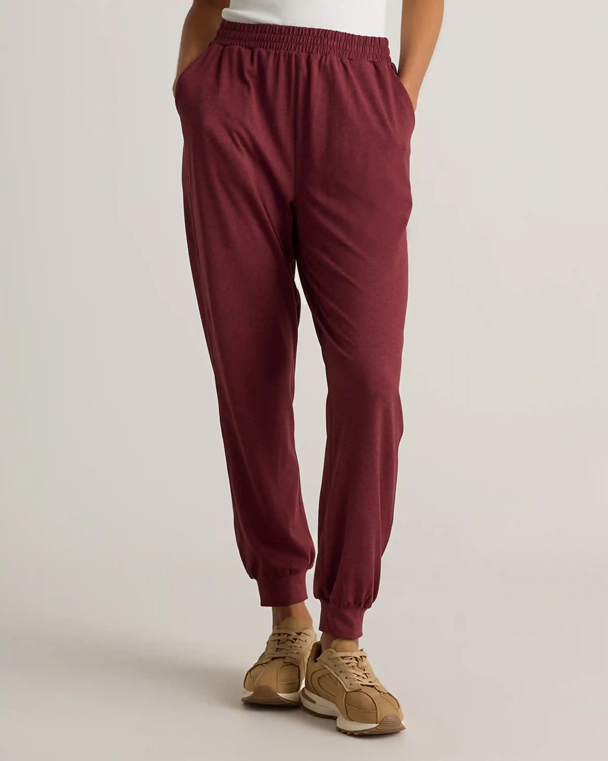 Flowknit High-Rise Boyfriend Joggers