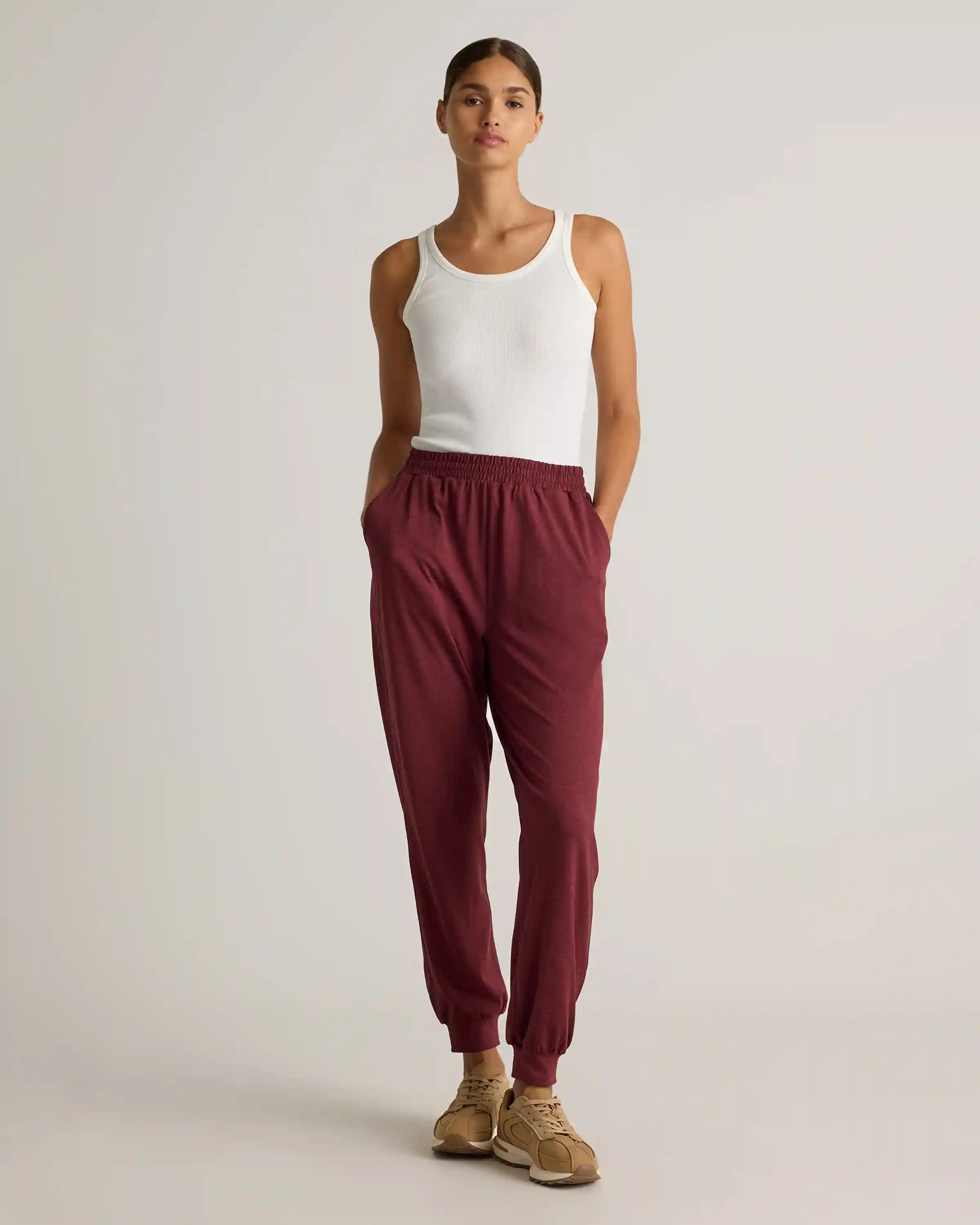 Flowknit High-Rise Boyfriend Joggers