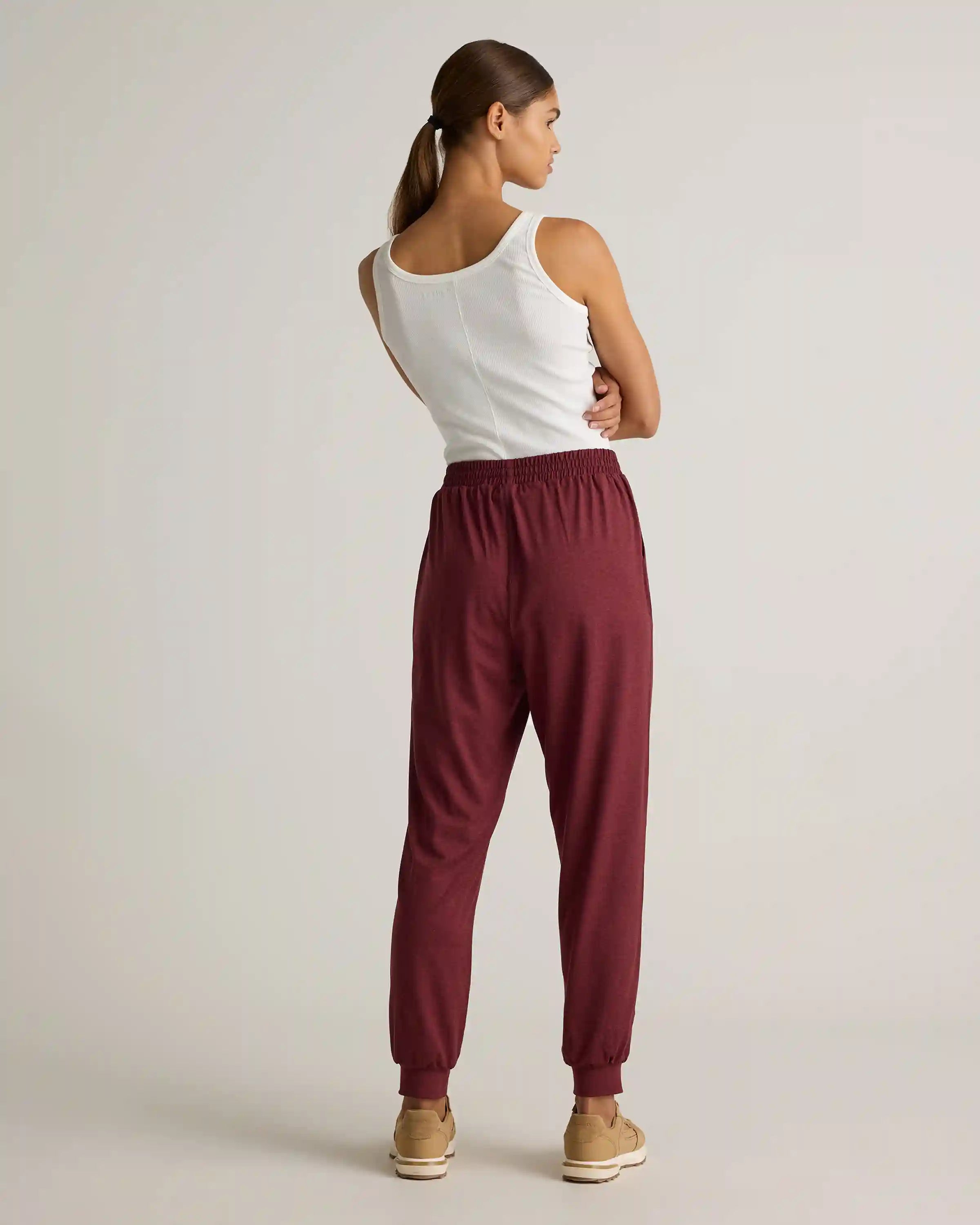 Flowknit High-Rise Boyfriend Joggers