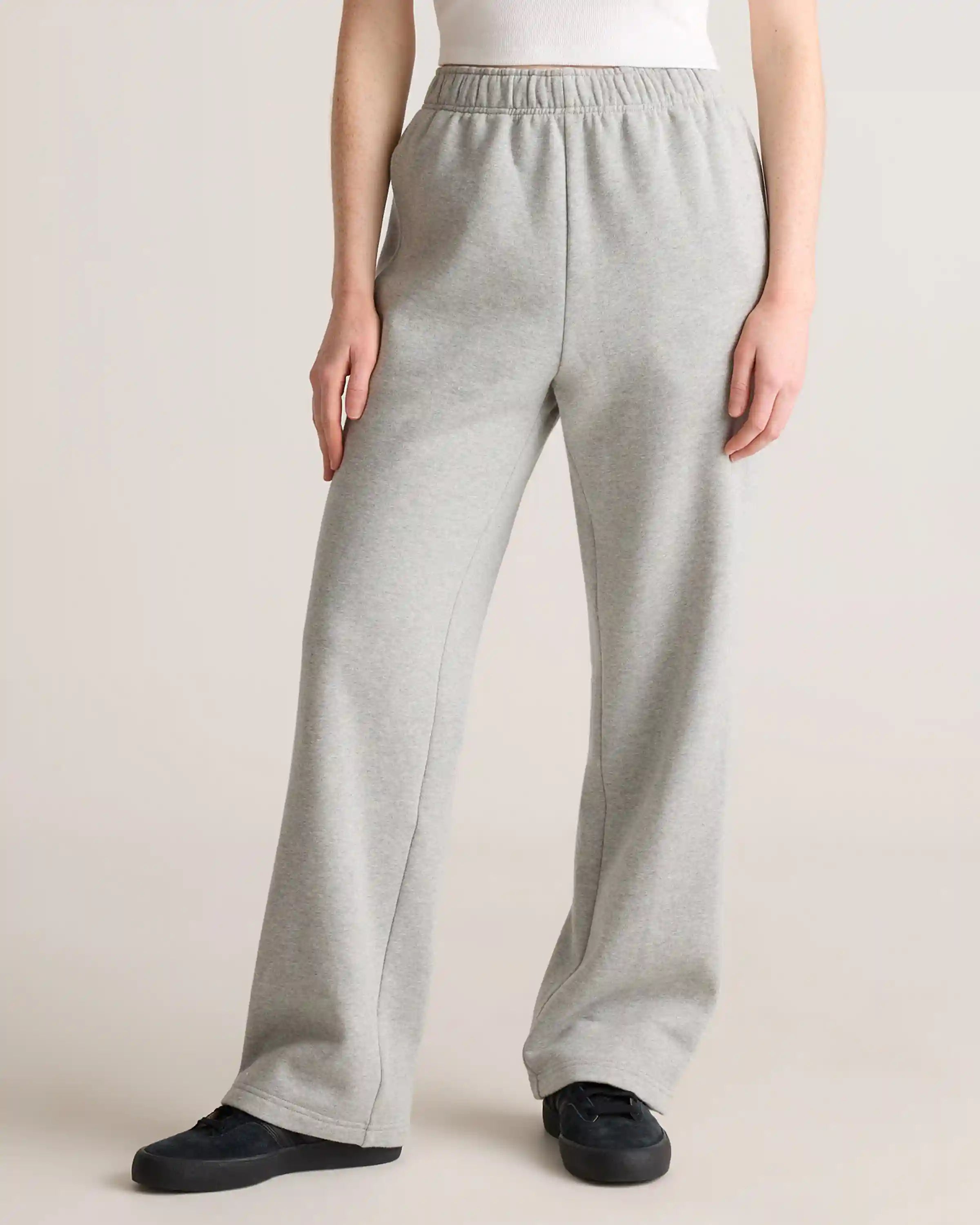 Organic Heavyweight Fleece Straight Leg Sweatpants