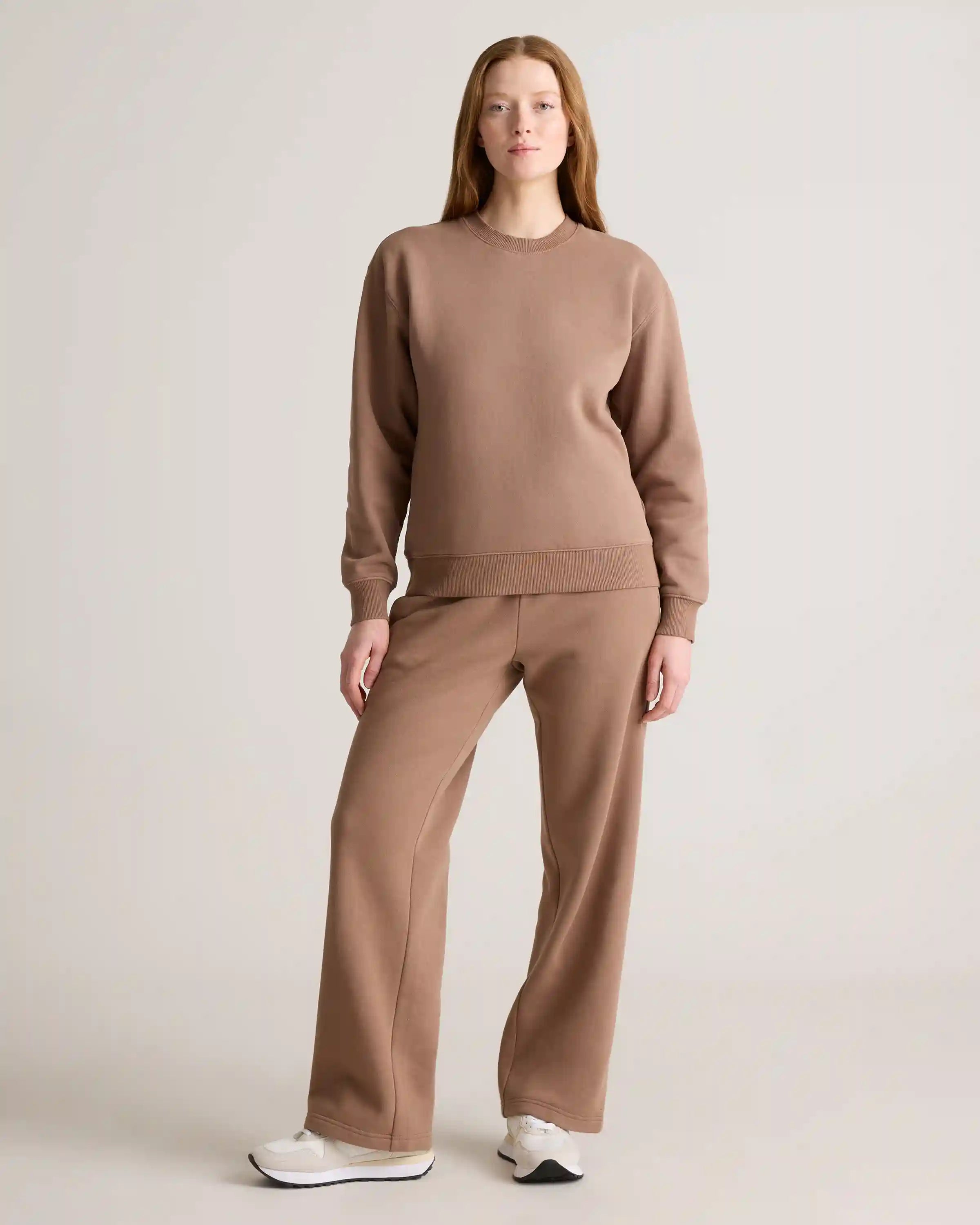 Organic Heavyweight Fleece Straight Leg Sweatpants